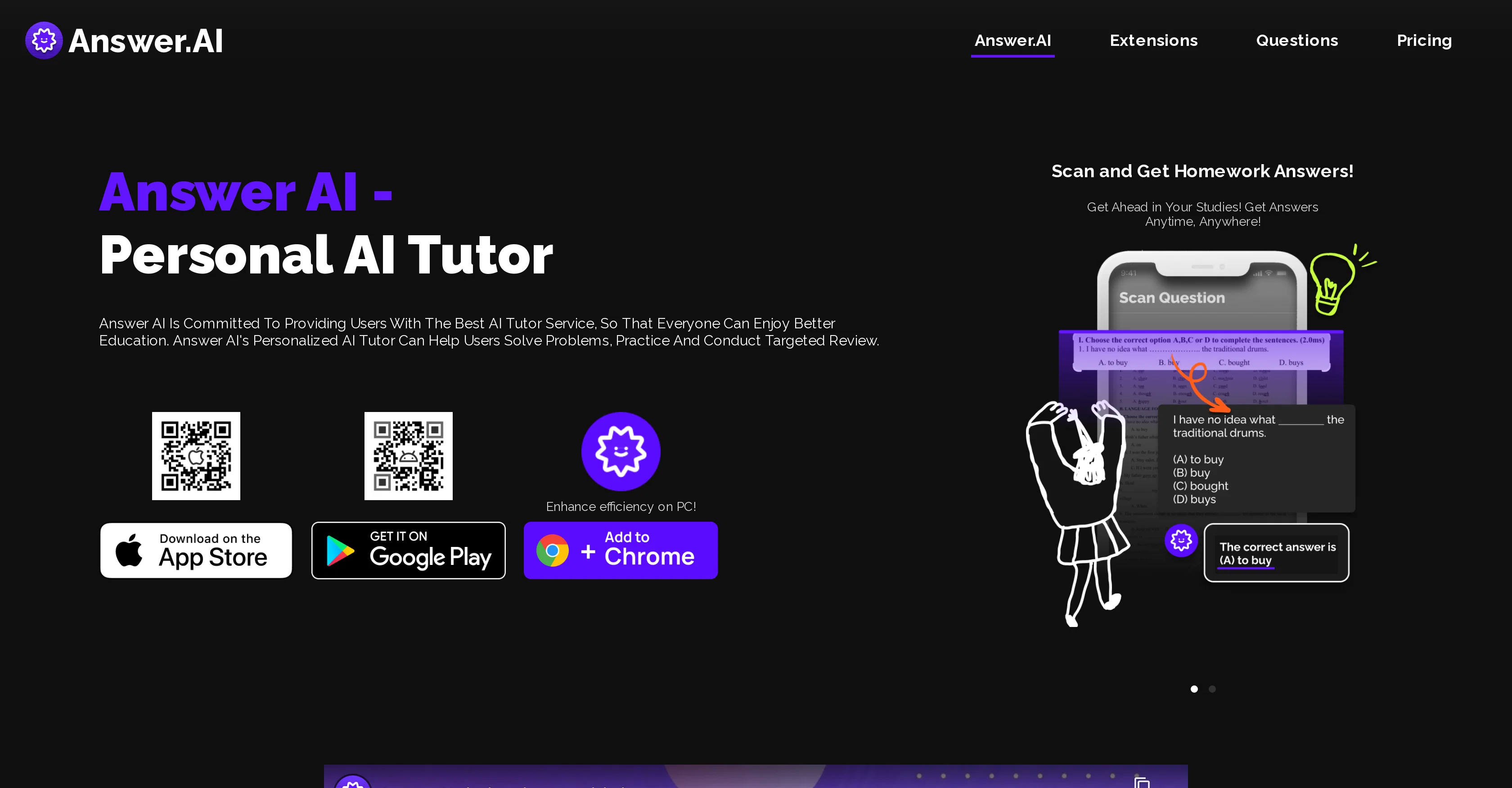 AnswerAI website