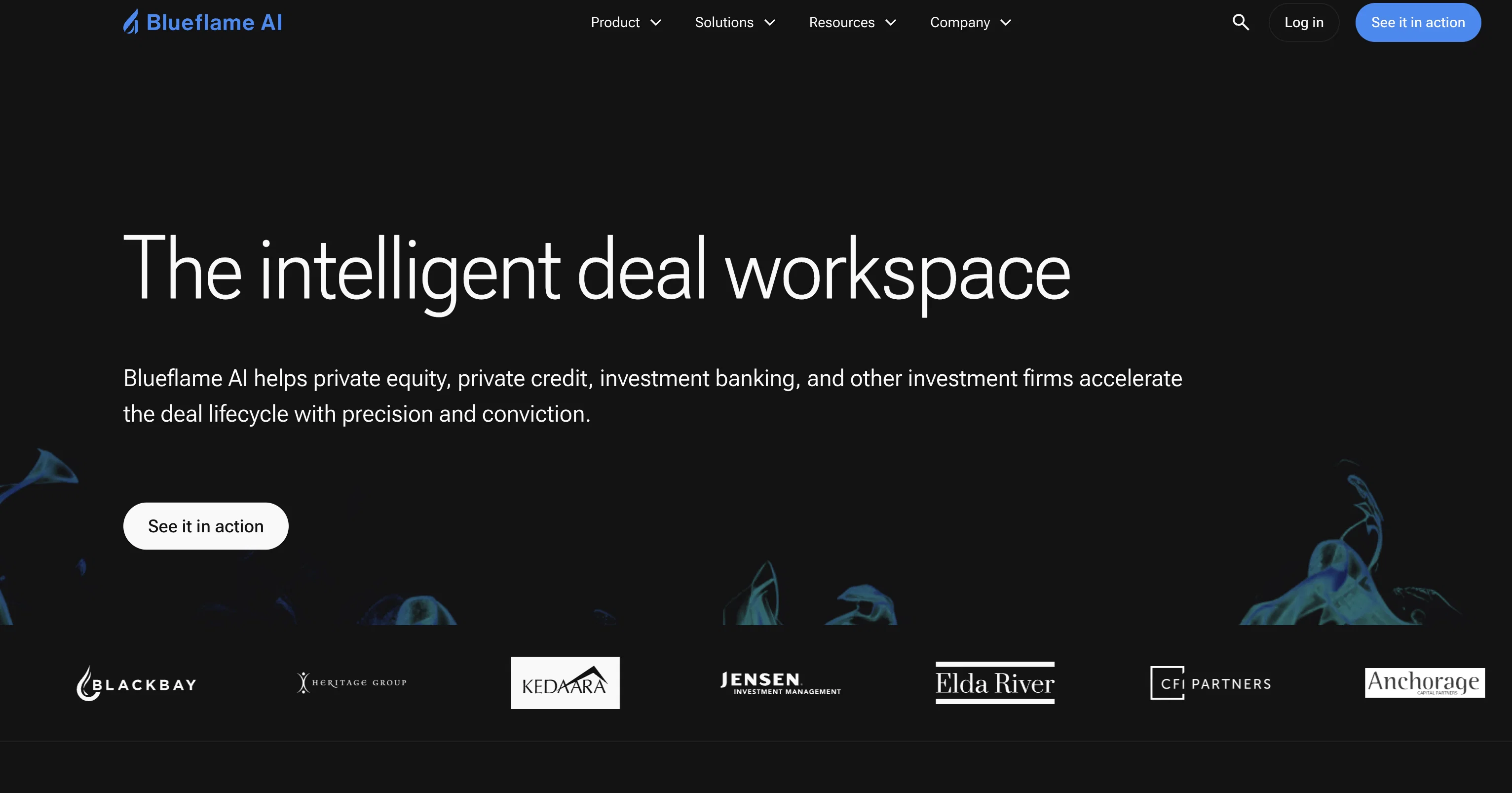 BlueFlame AI website