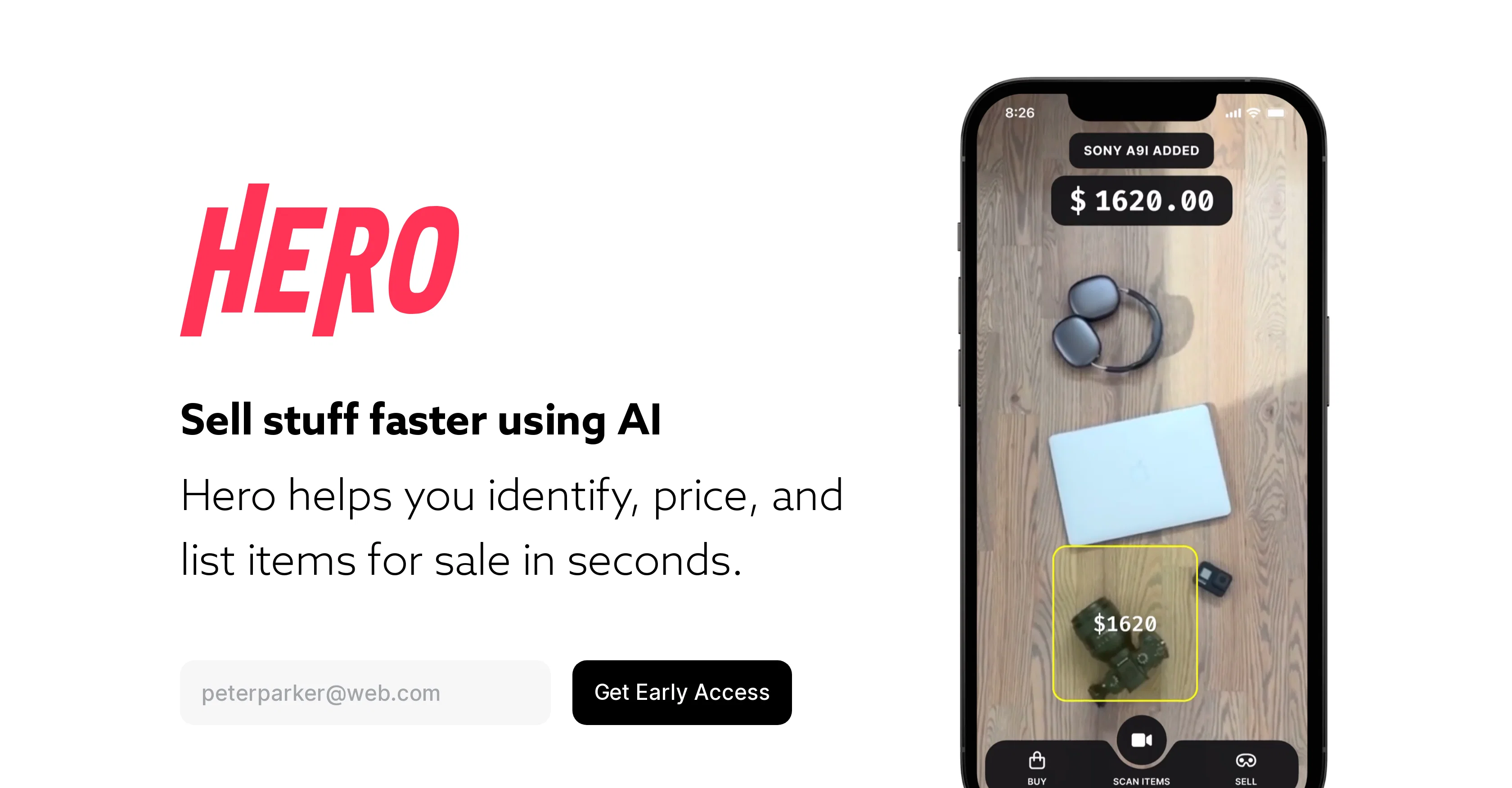 Hero website