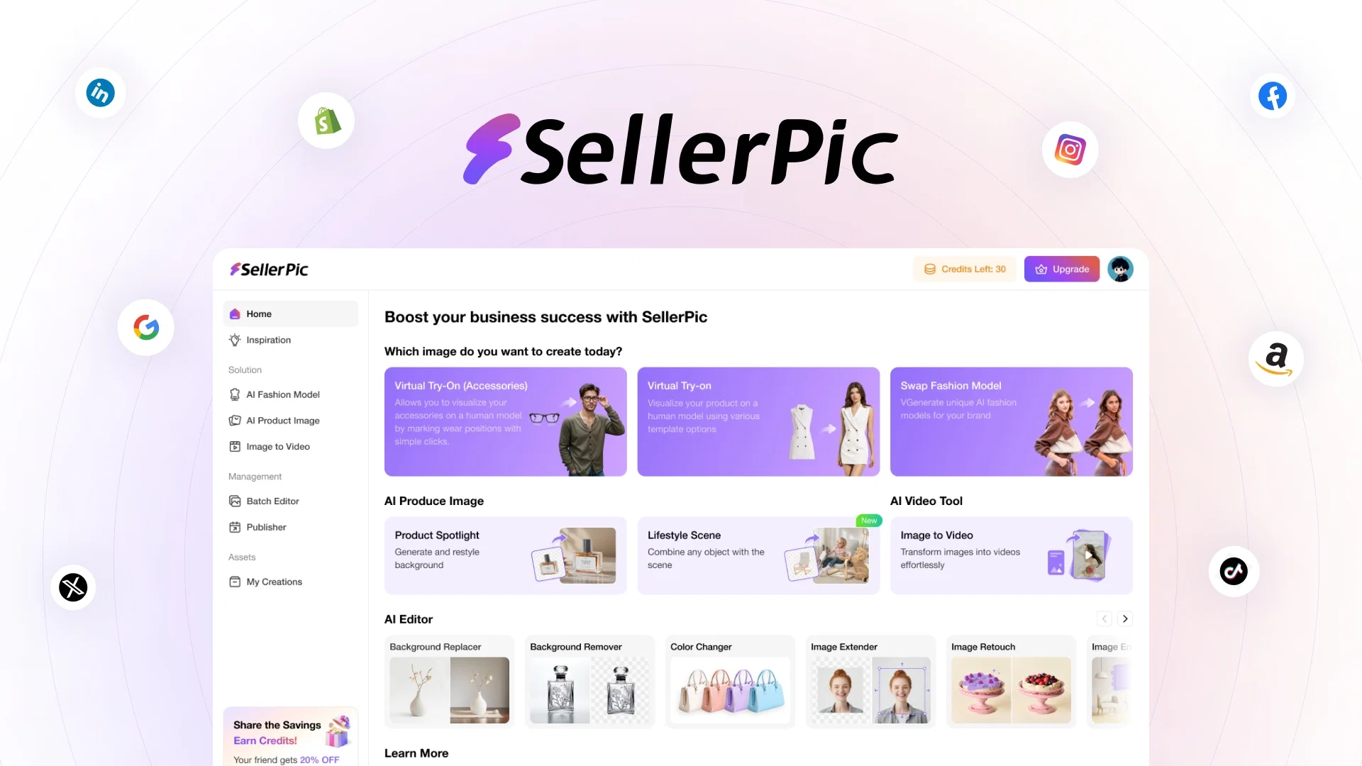 SellerPic website