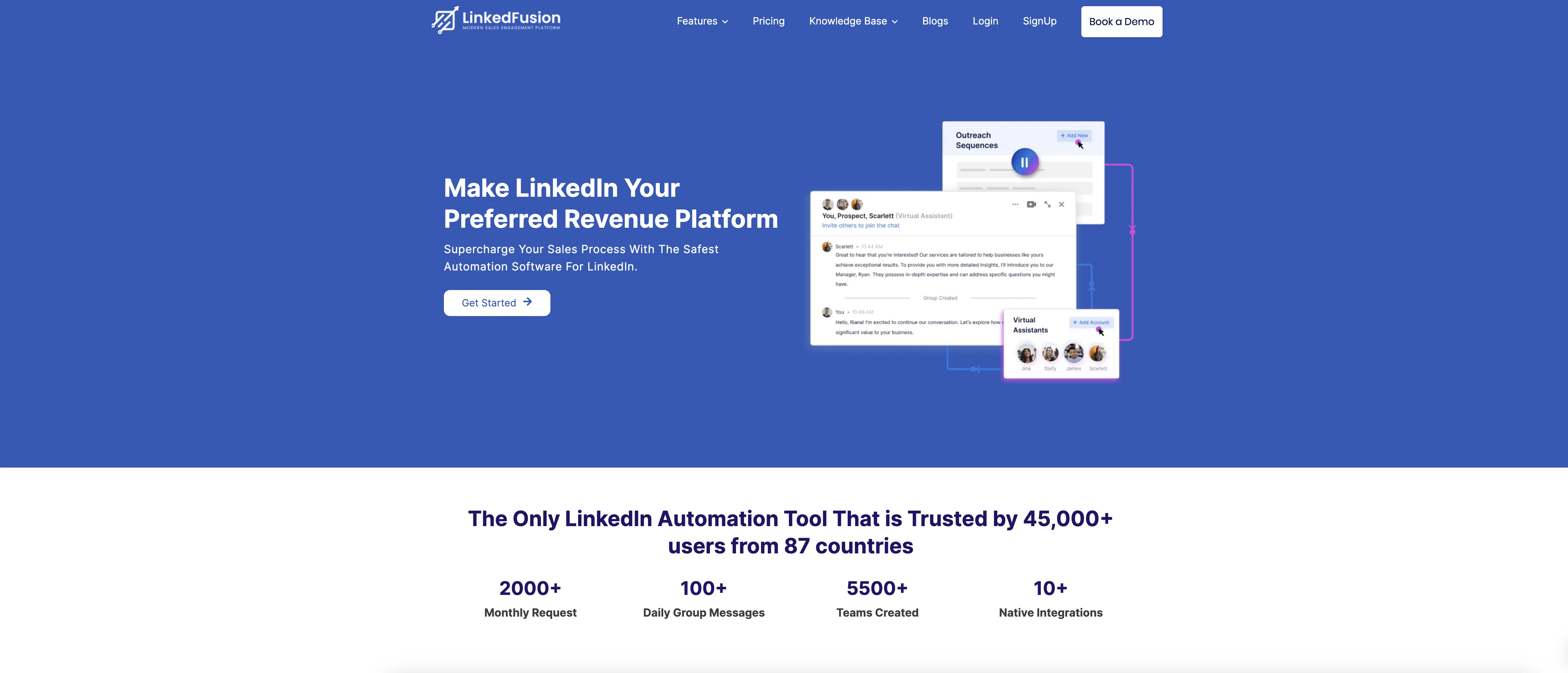 LinkedFusion website
