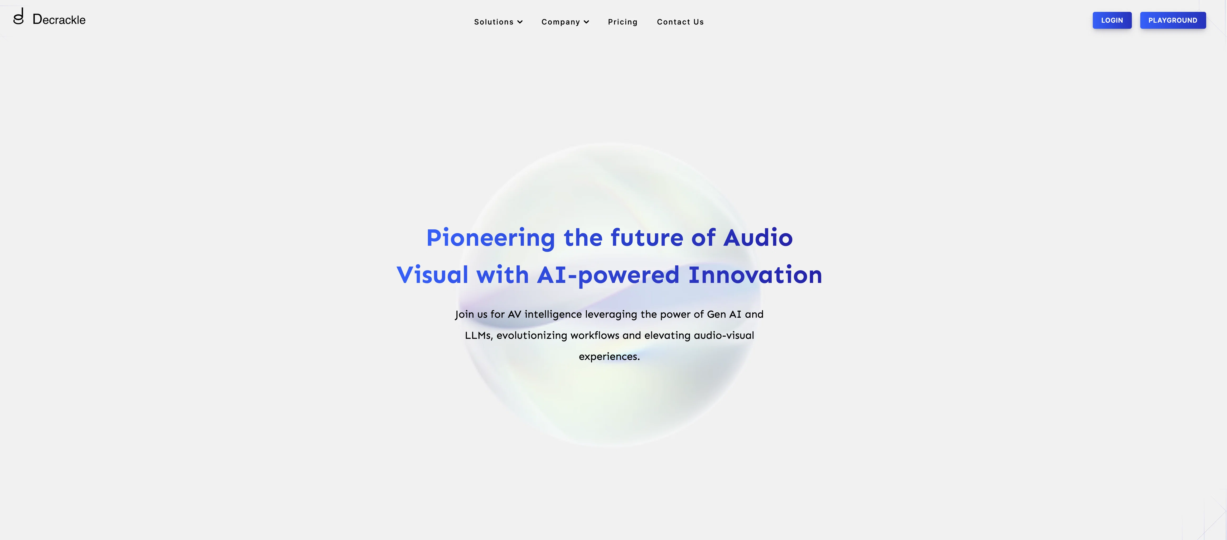 Decrackle website