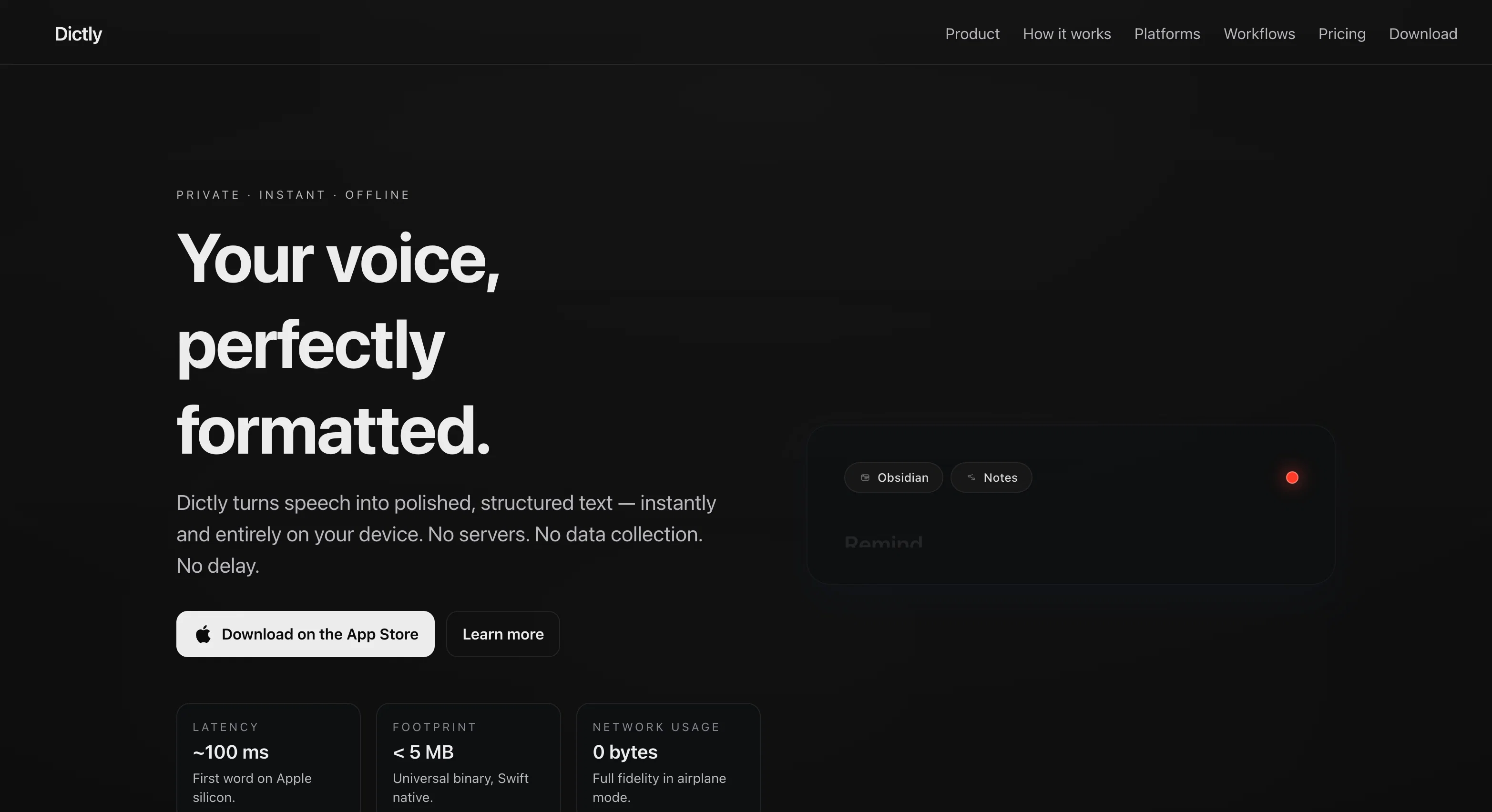 Dictly website