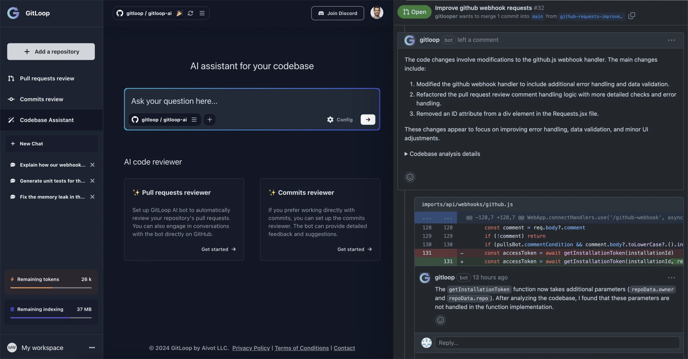 GitLoop website