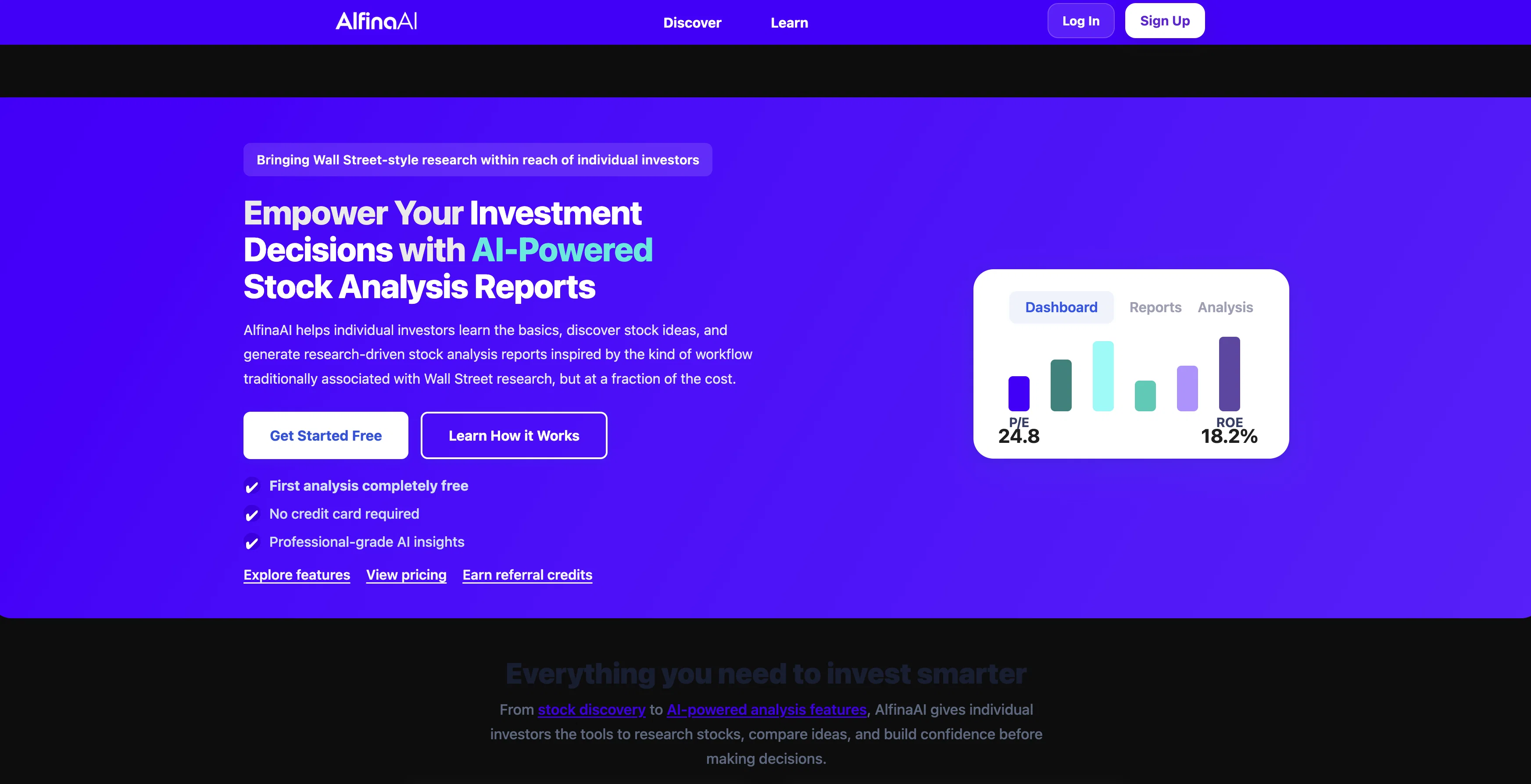 Alfina AI website