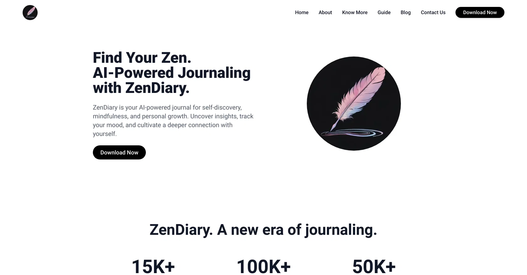 ZenDiary website