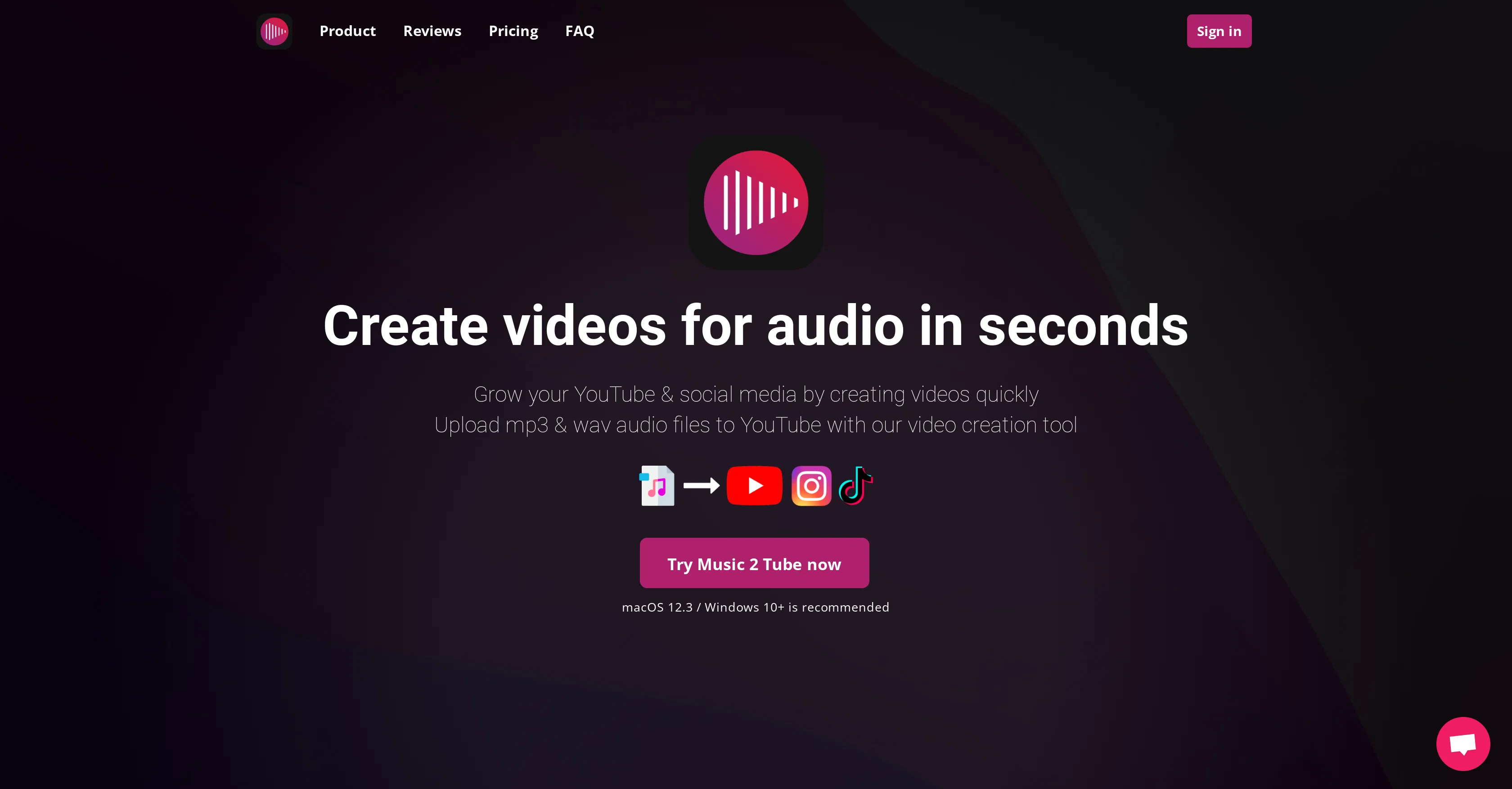 Music 2 Tube website