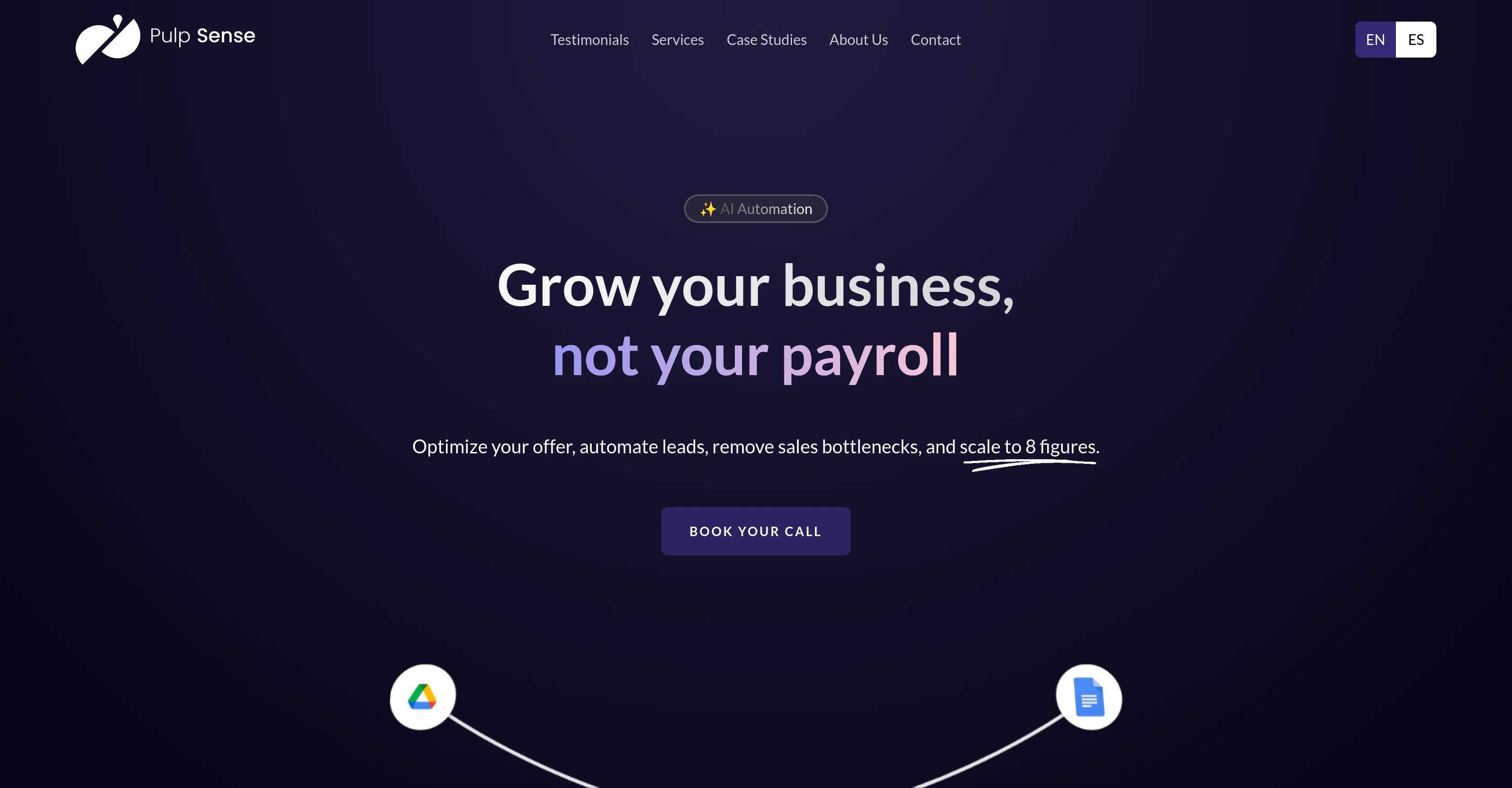 PulpSense website