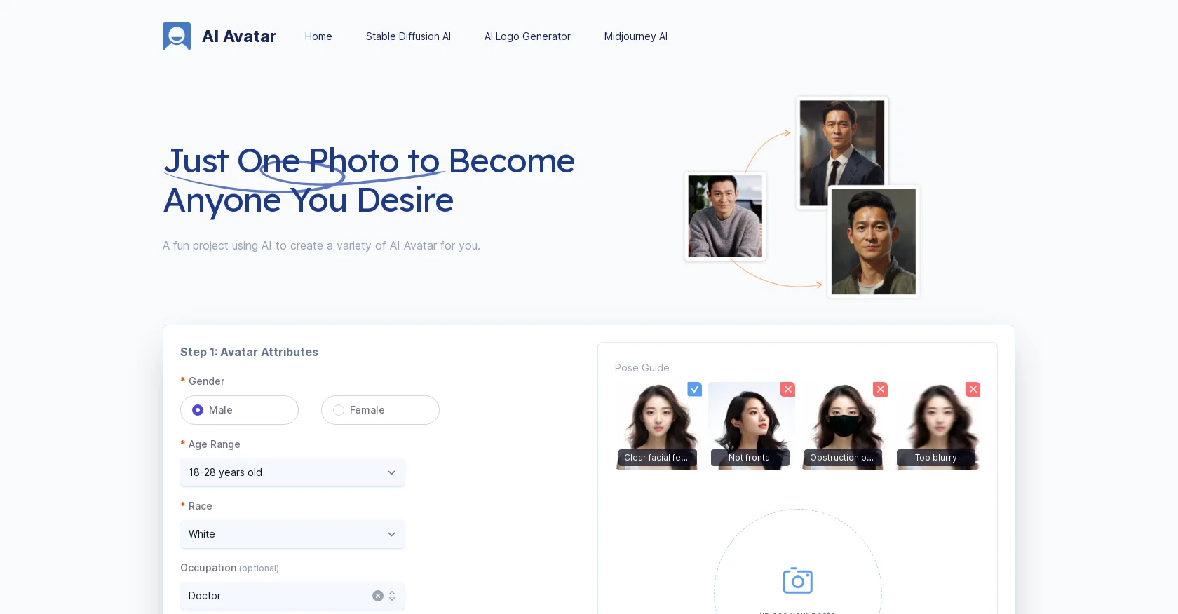AIAvatar website