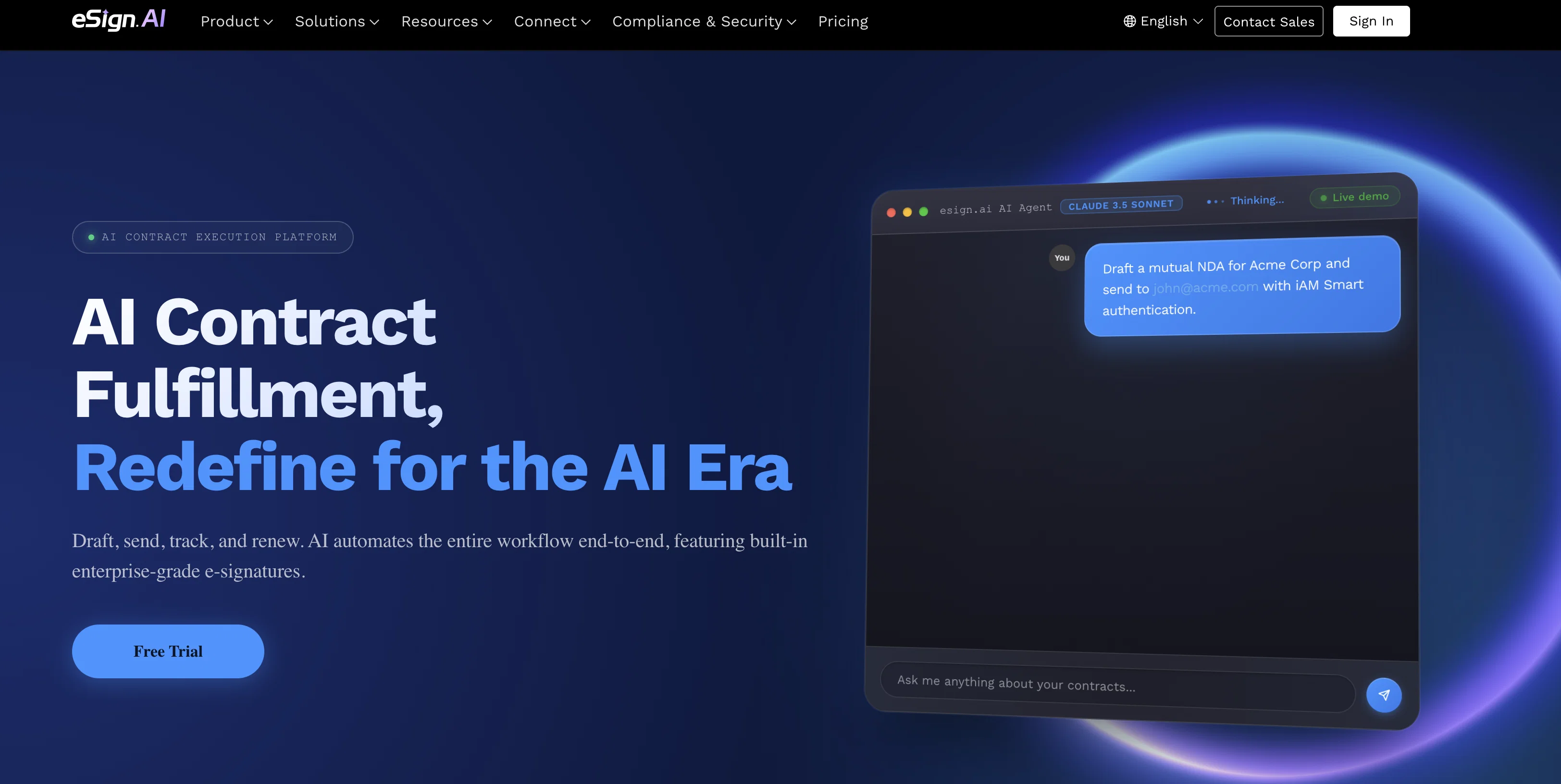 eSign.AI website