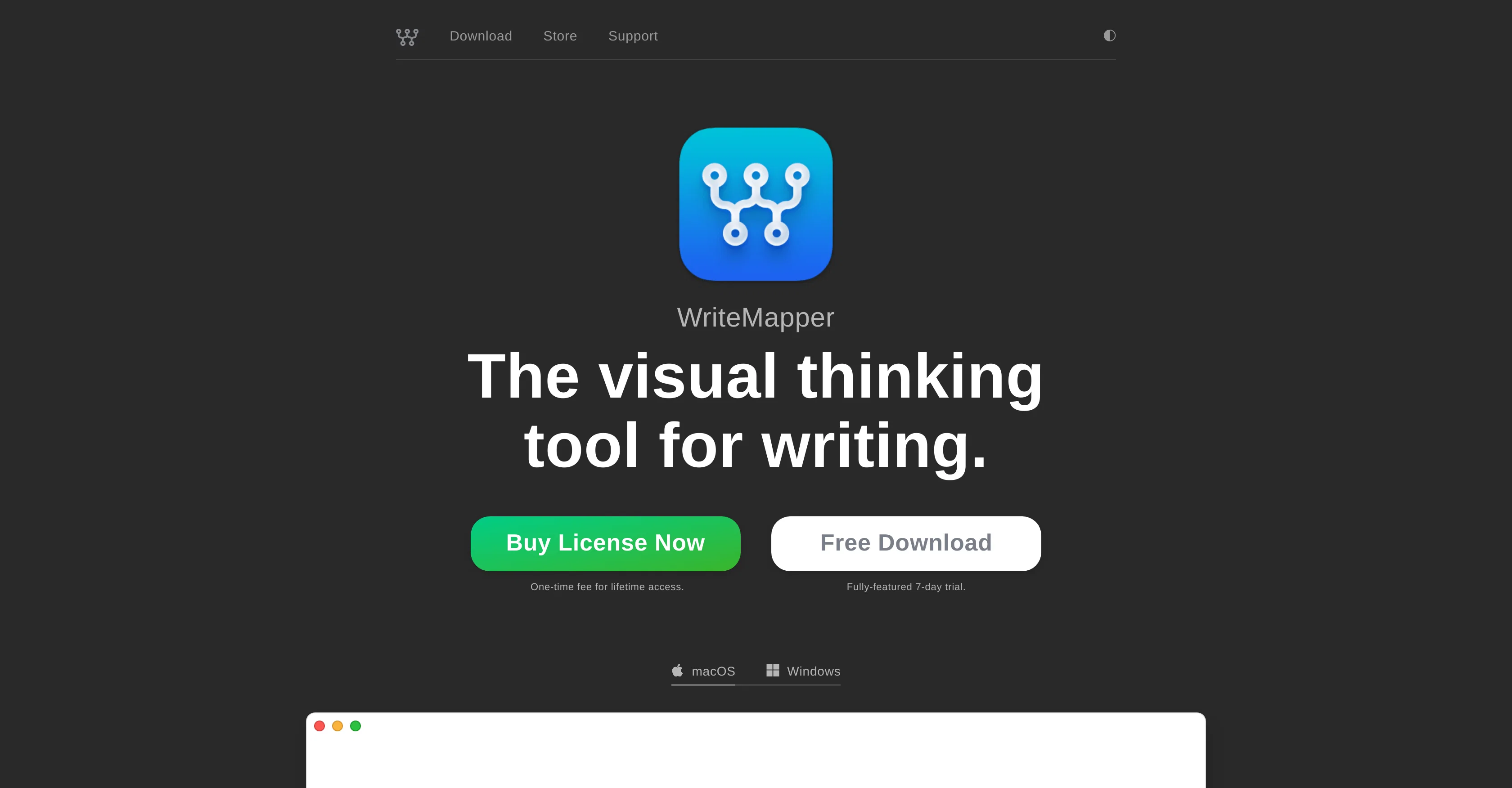 WriteMapper website