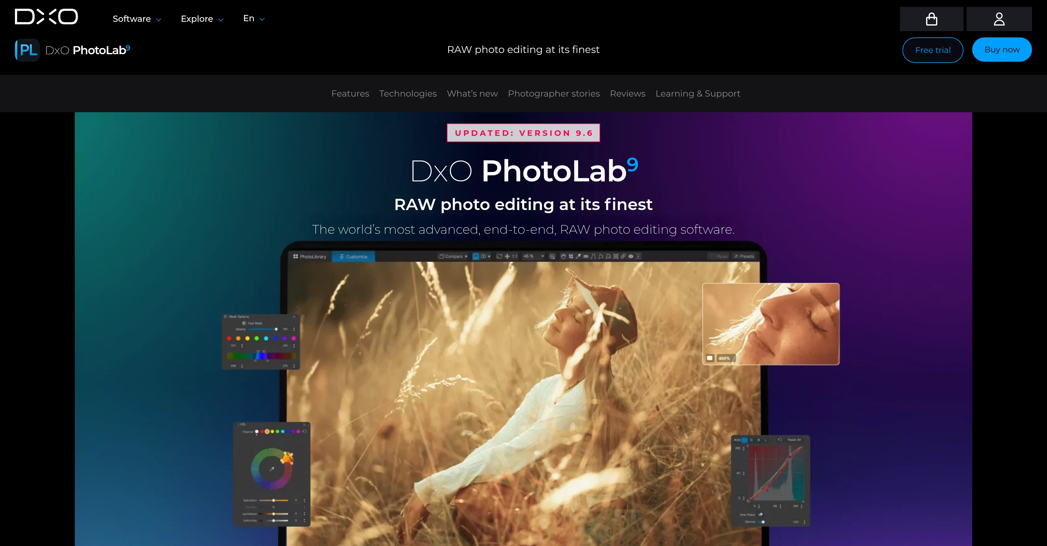 DxO PhotoLab 9 website