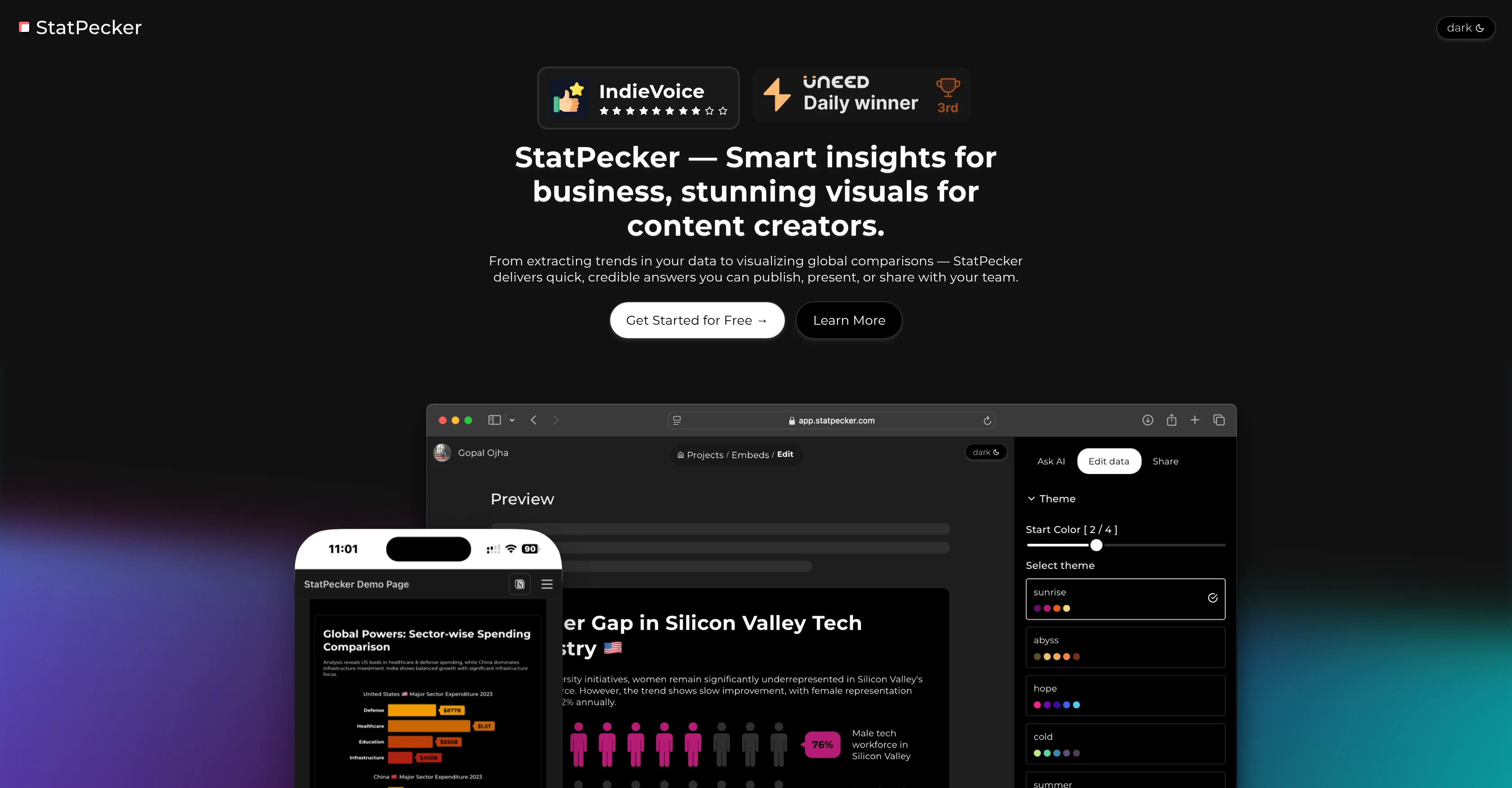 StatPecker website