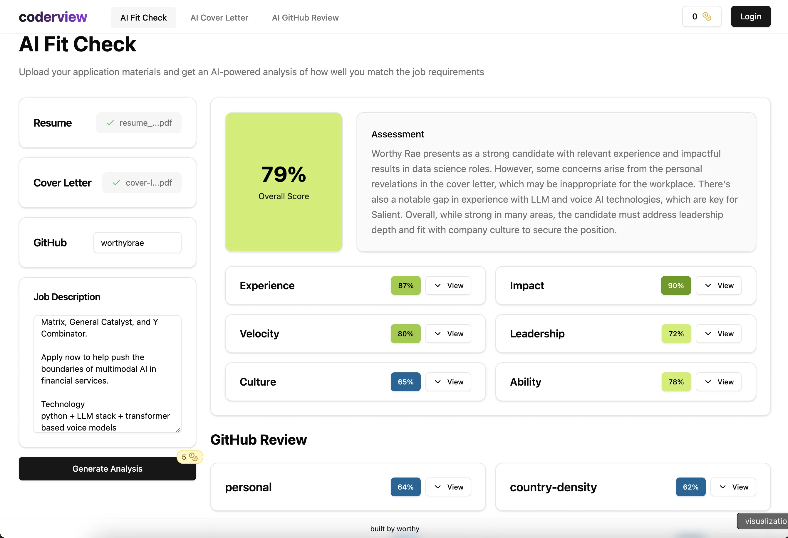 Coderview website