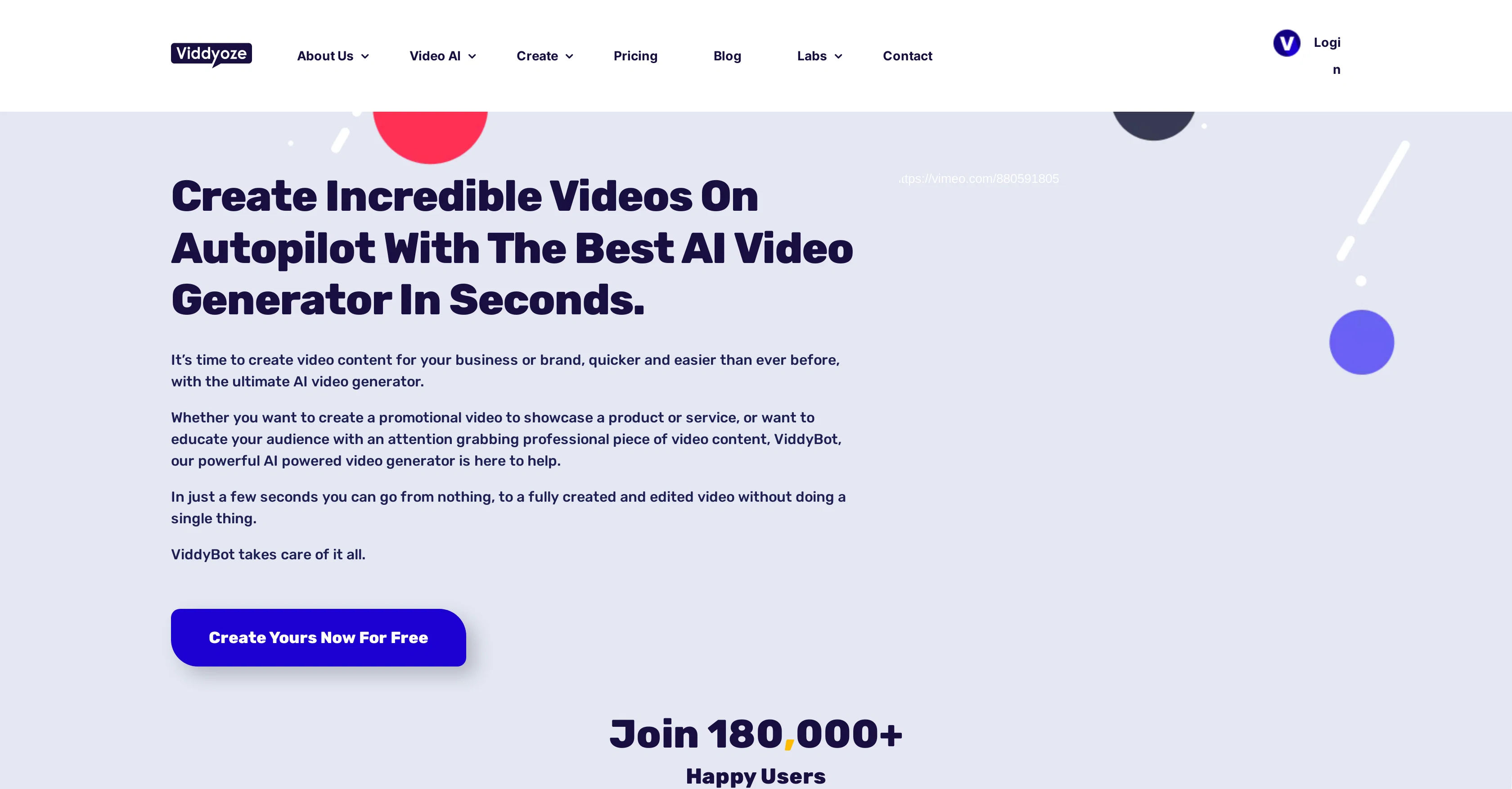 Viddyoze website