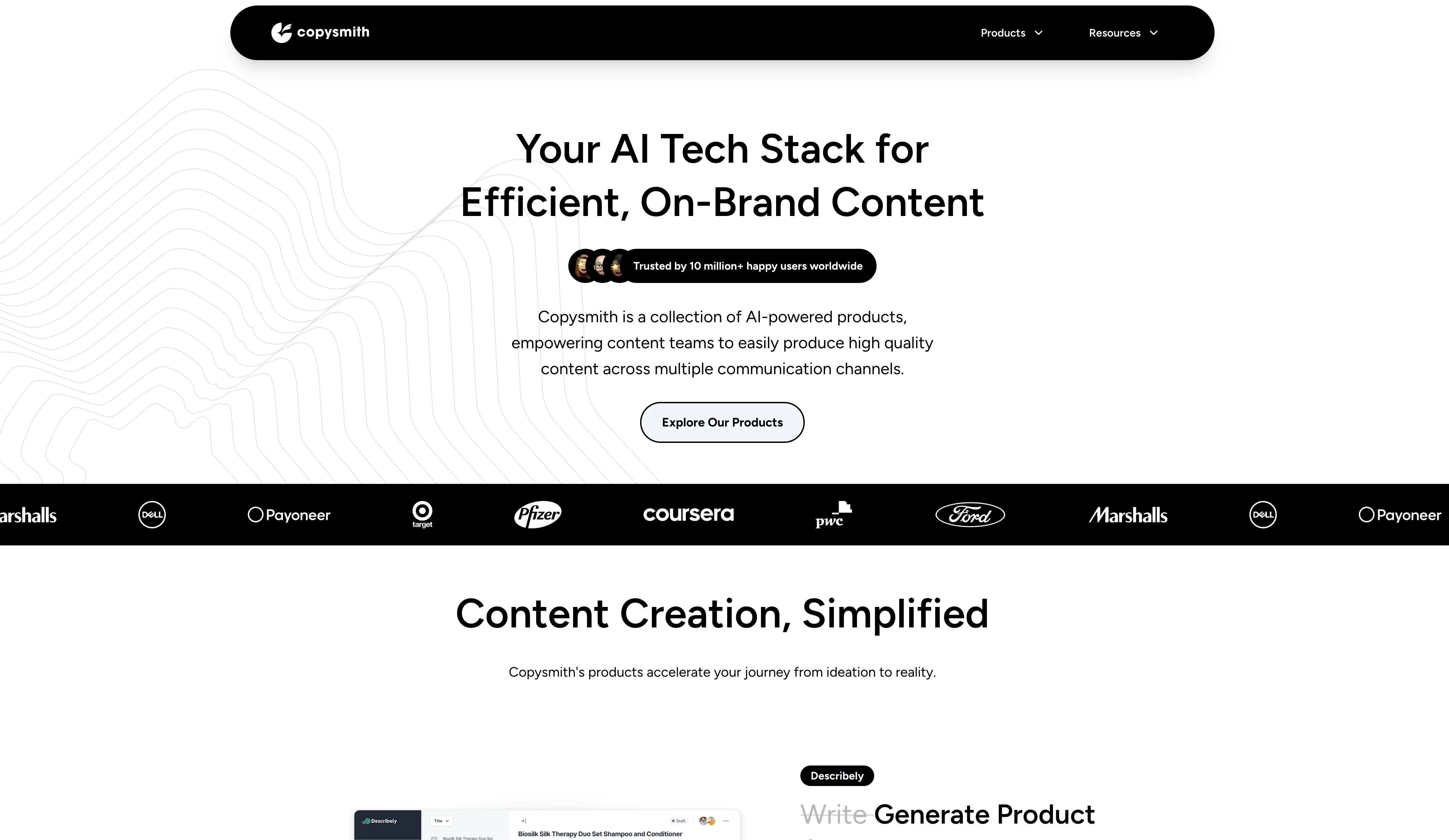 Copysmith website