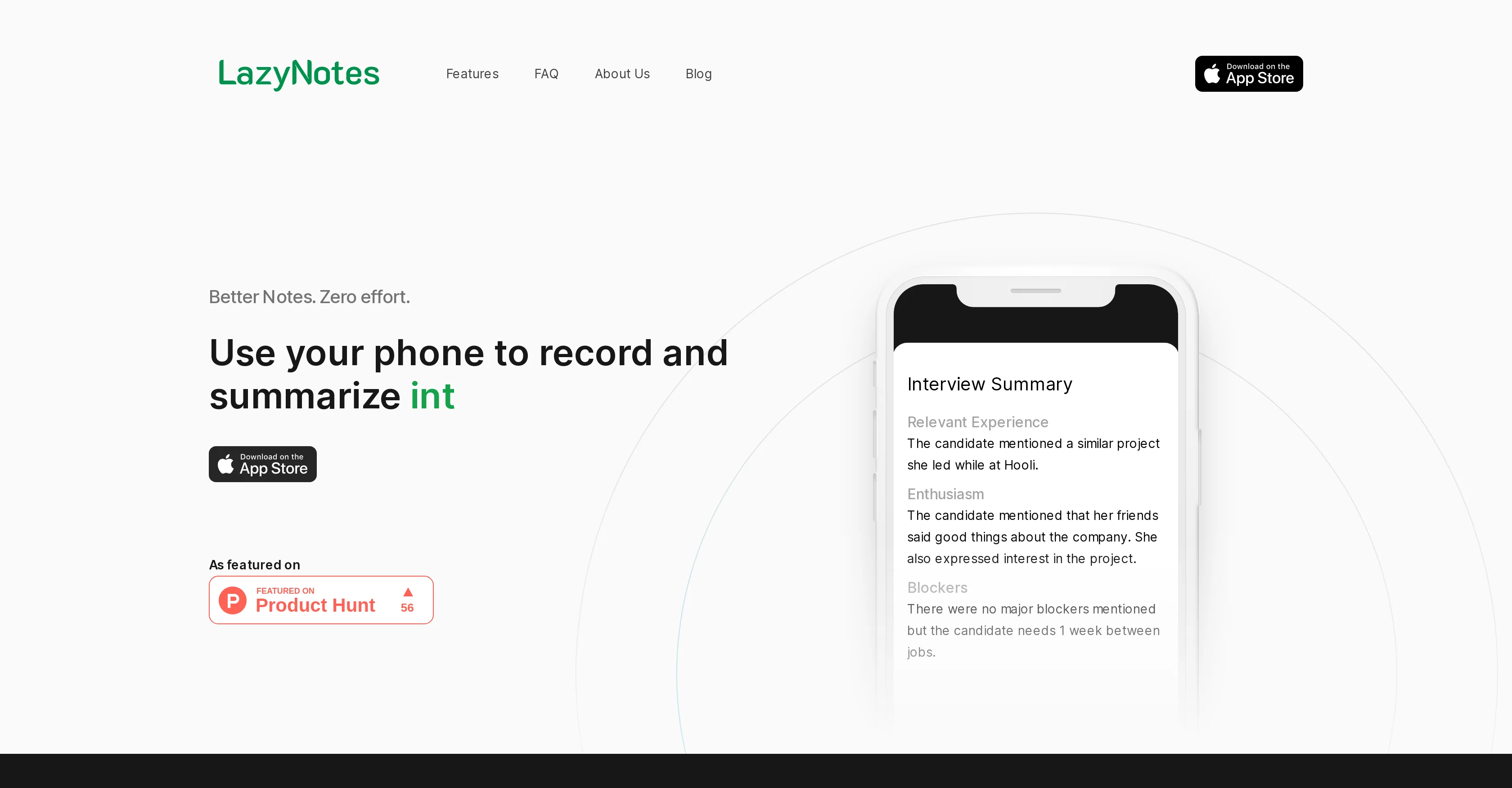 LazyNotes website