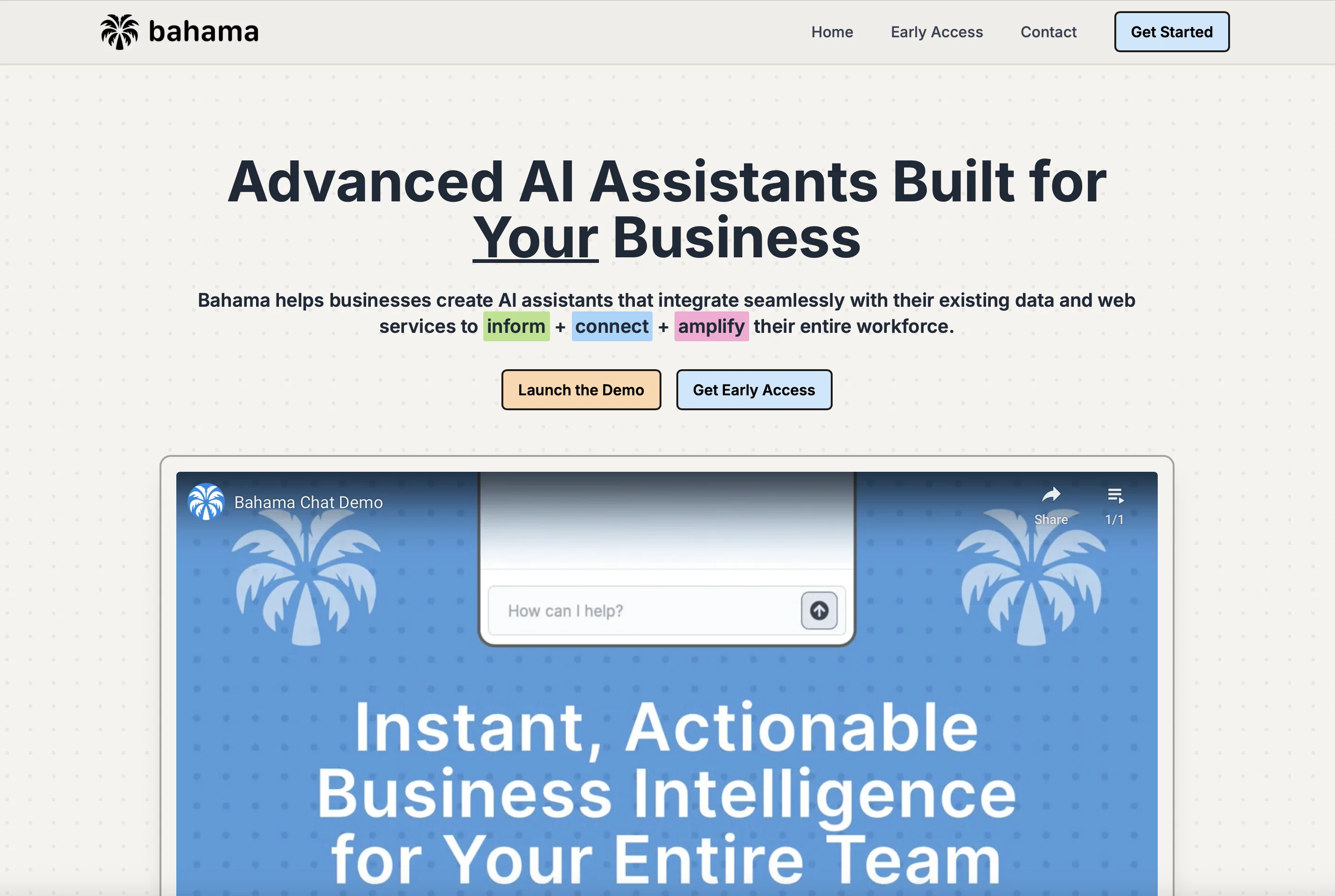 Bahama website