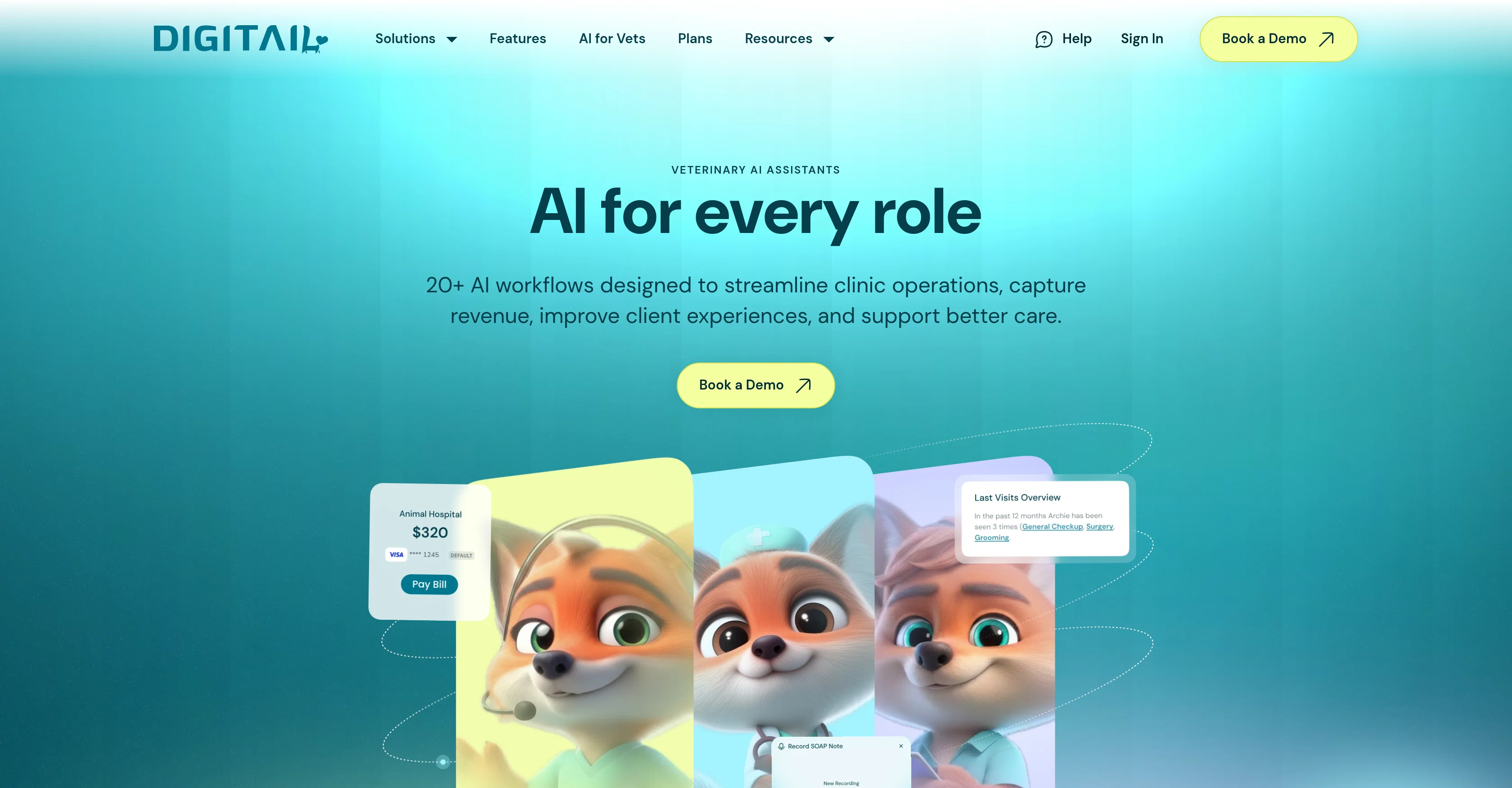 Digitail AI website