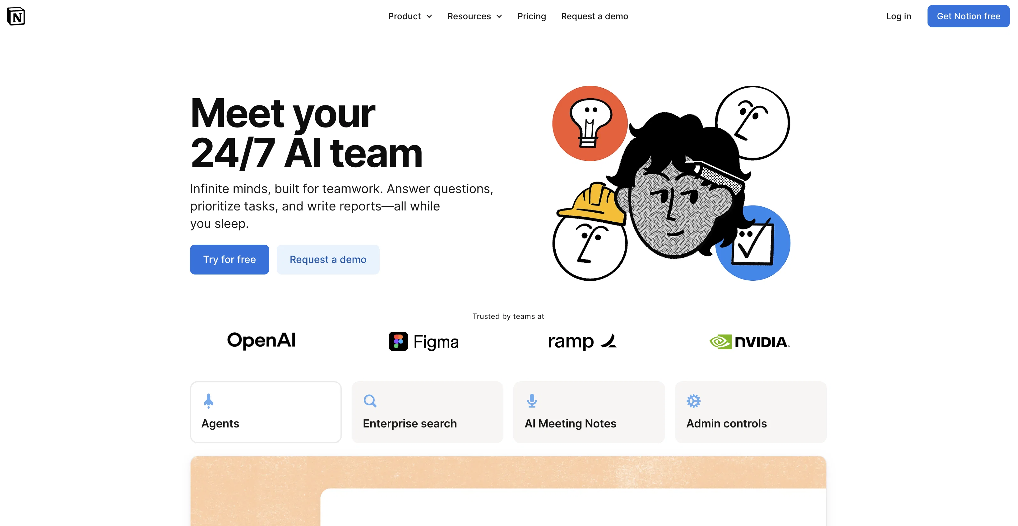 Notion AI website