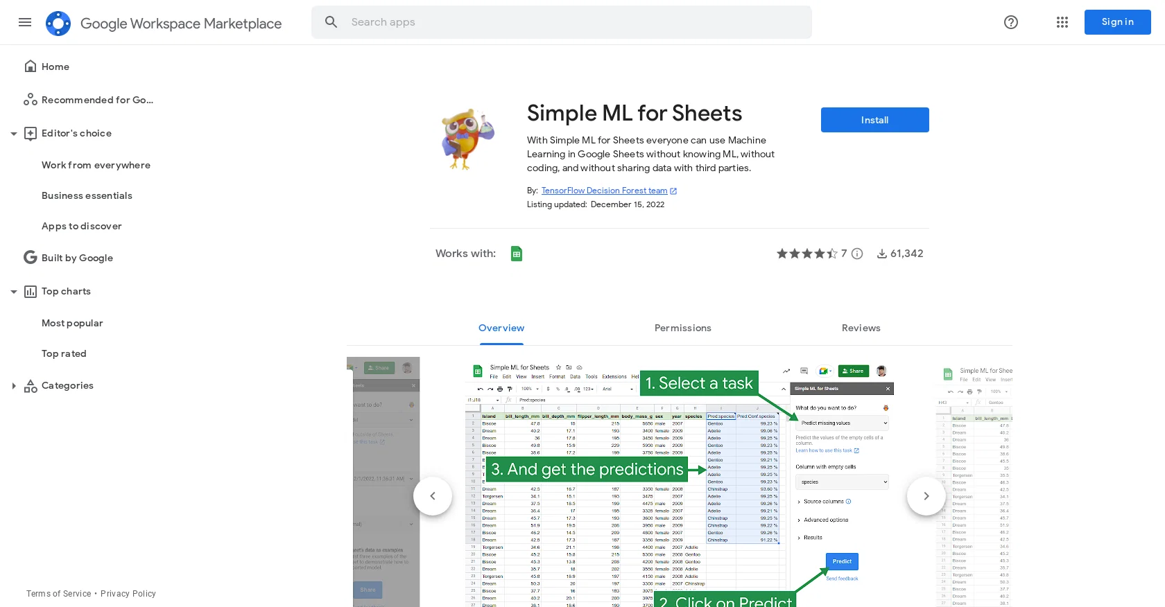 Simple ML website