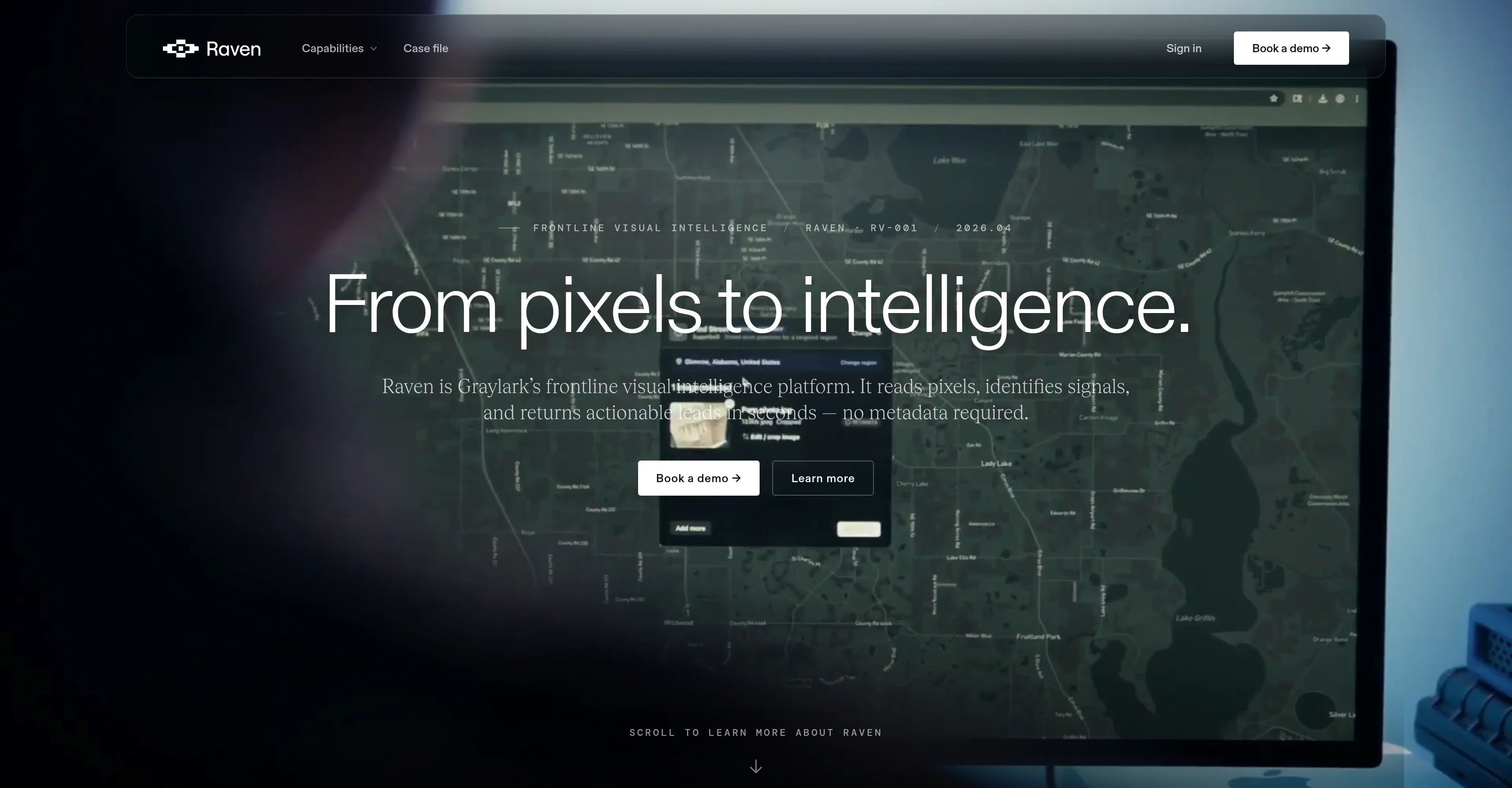 Raven (formerly GeoSpy) website