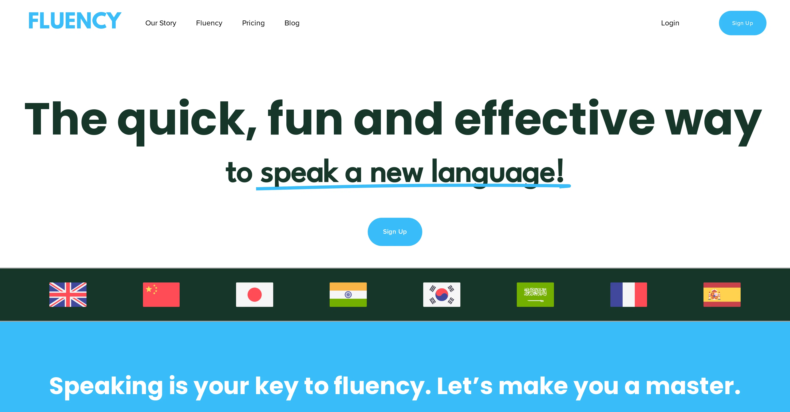 Fluency website