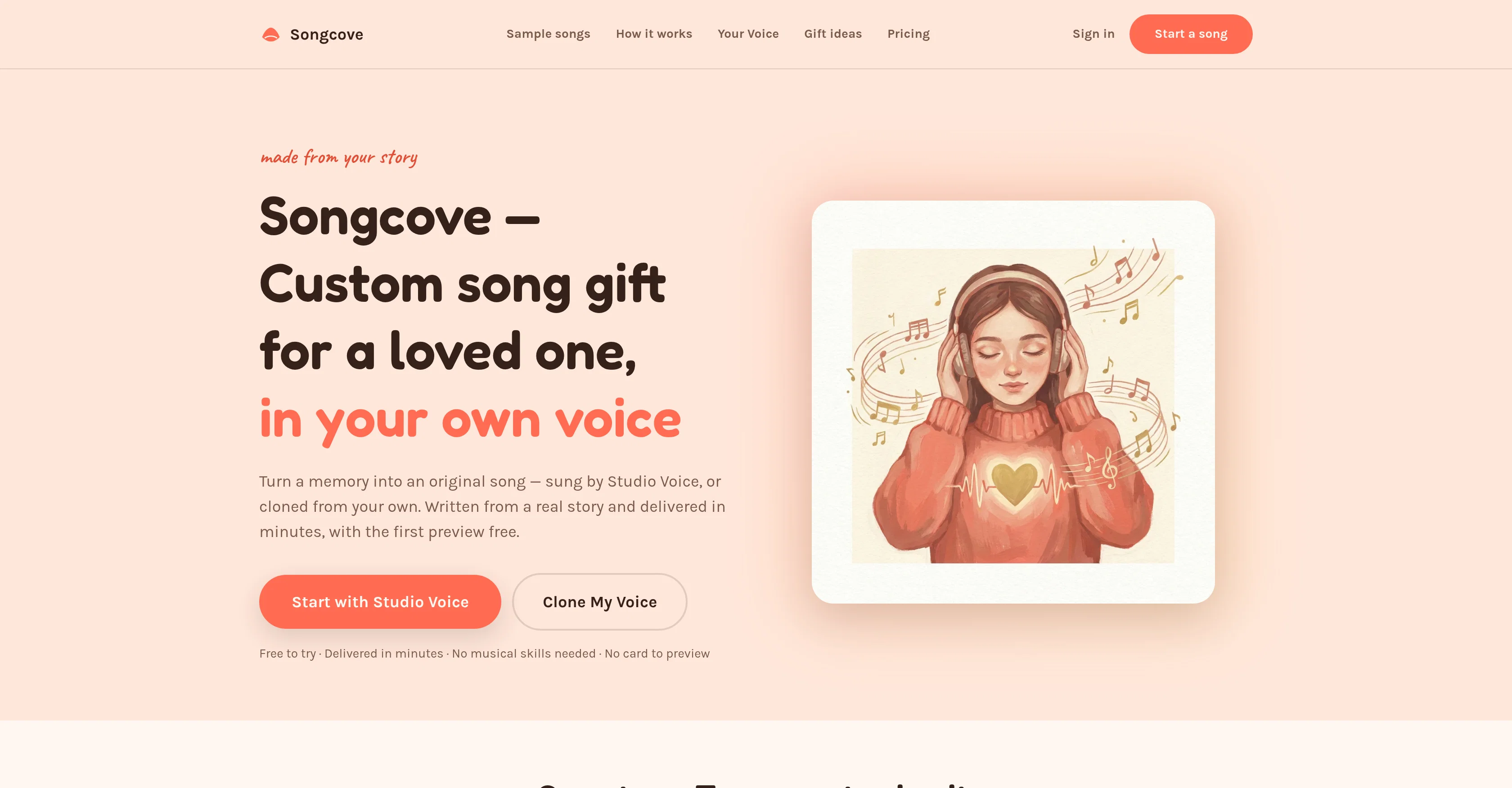 Songcove website
