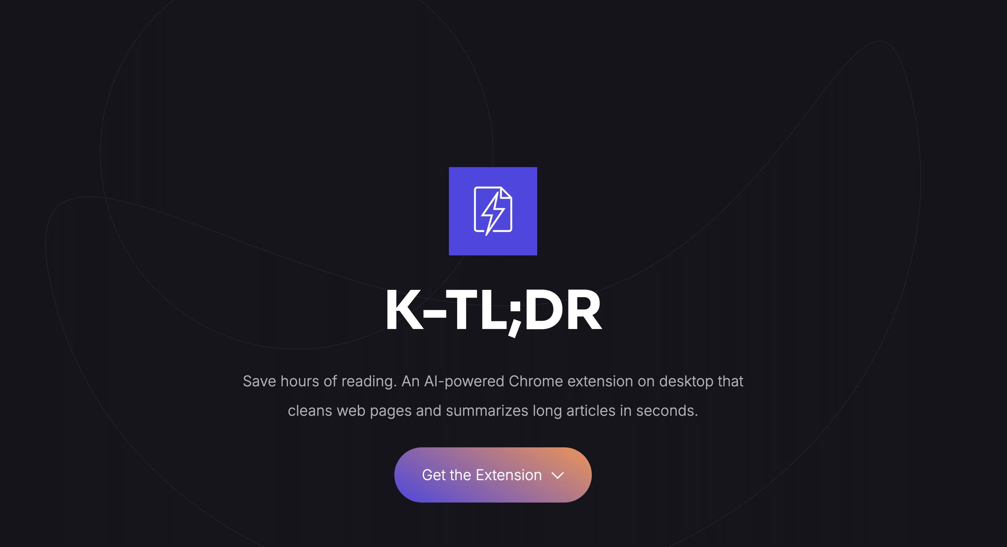 K-TL;DR website