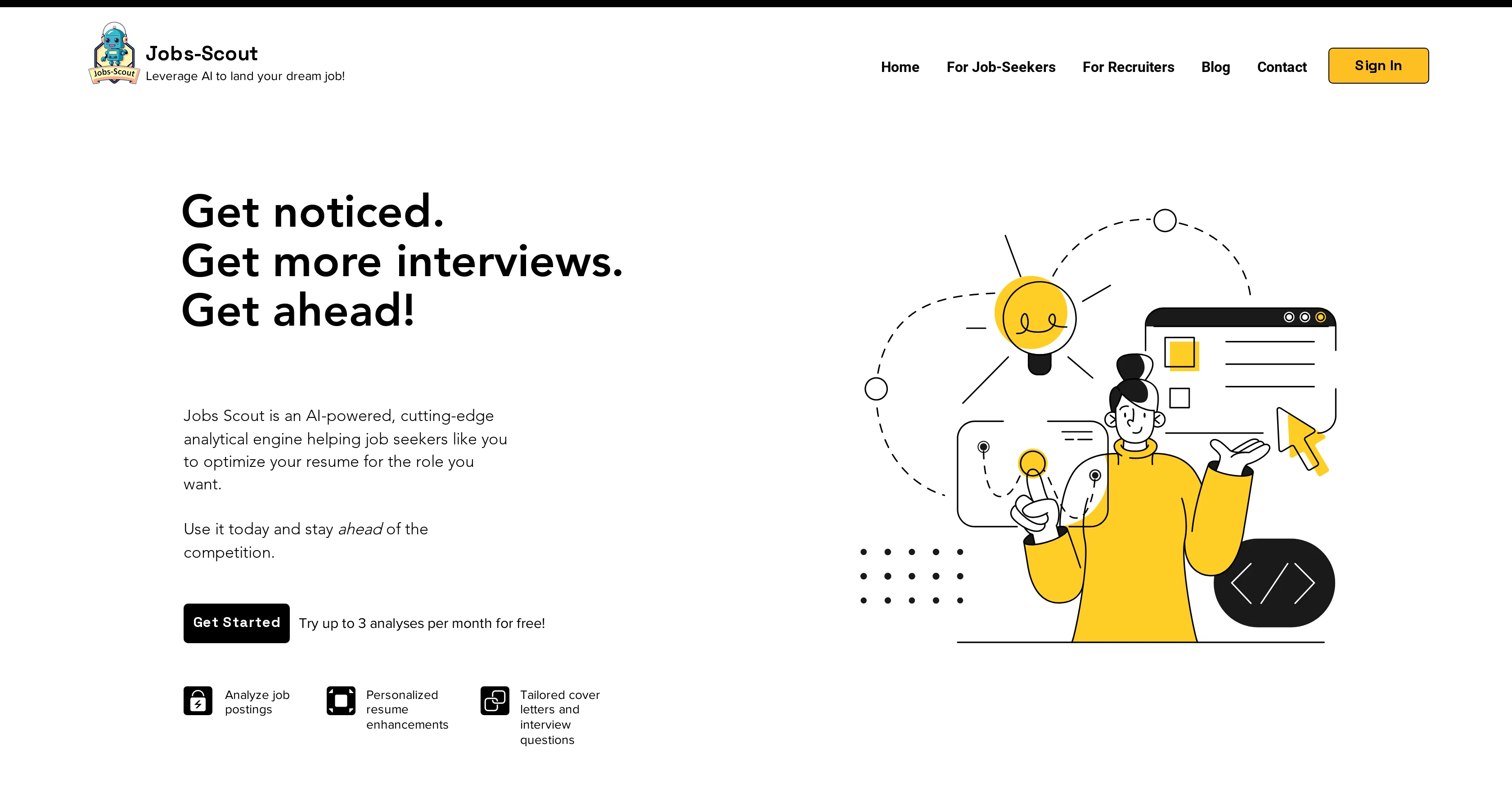 Jobs Scout website