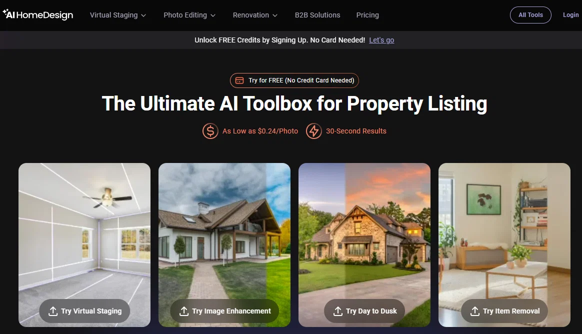 AI Home Design website