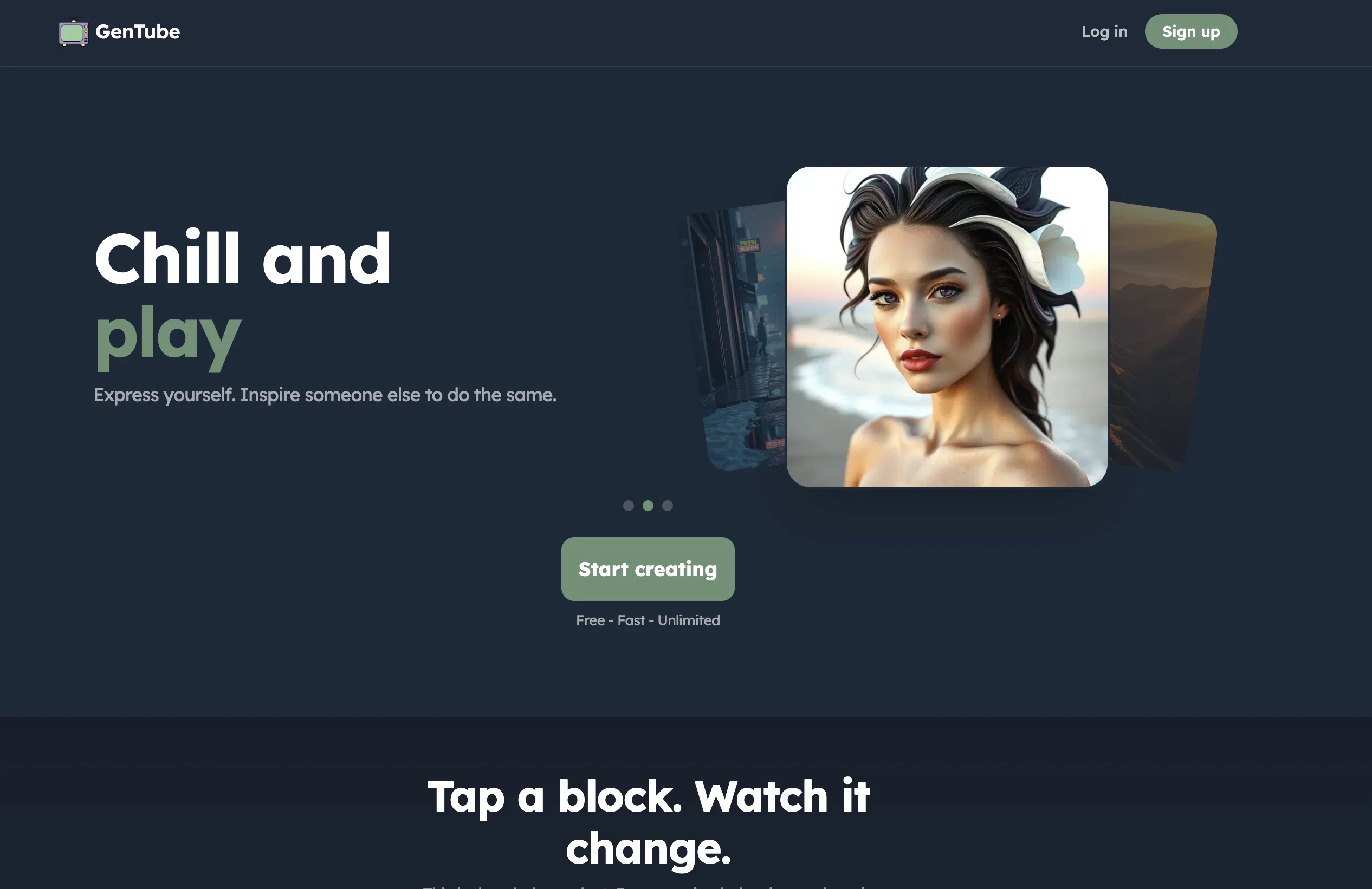 GenTube website