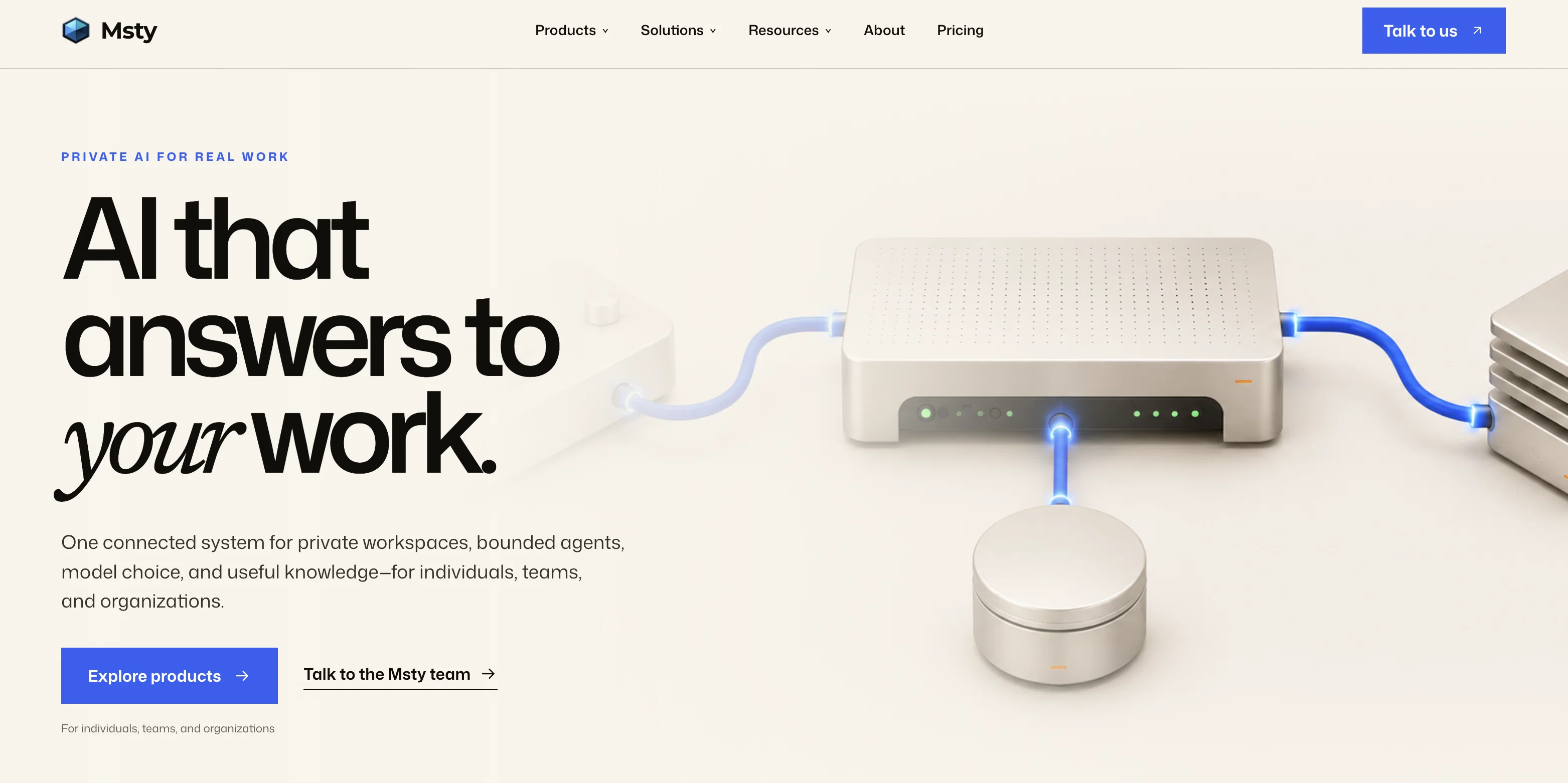 Msty website