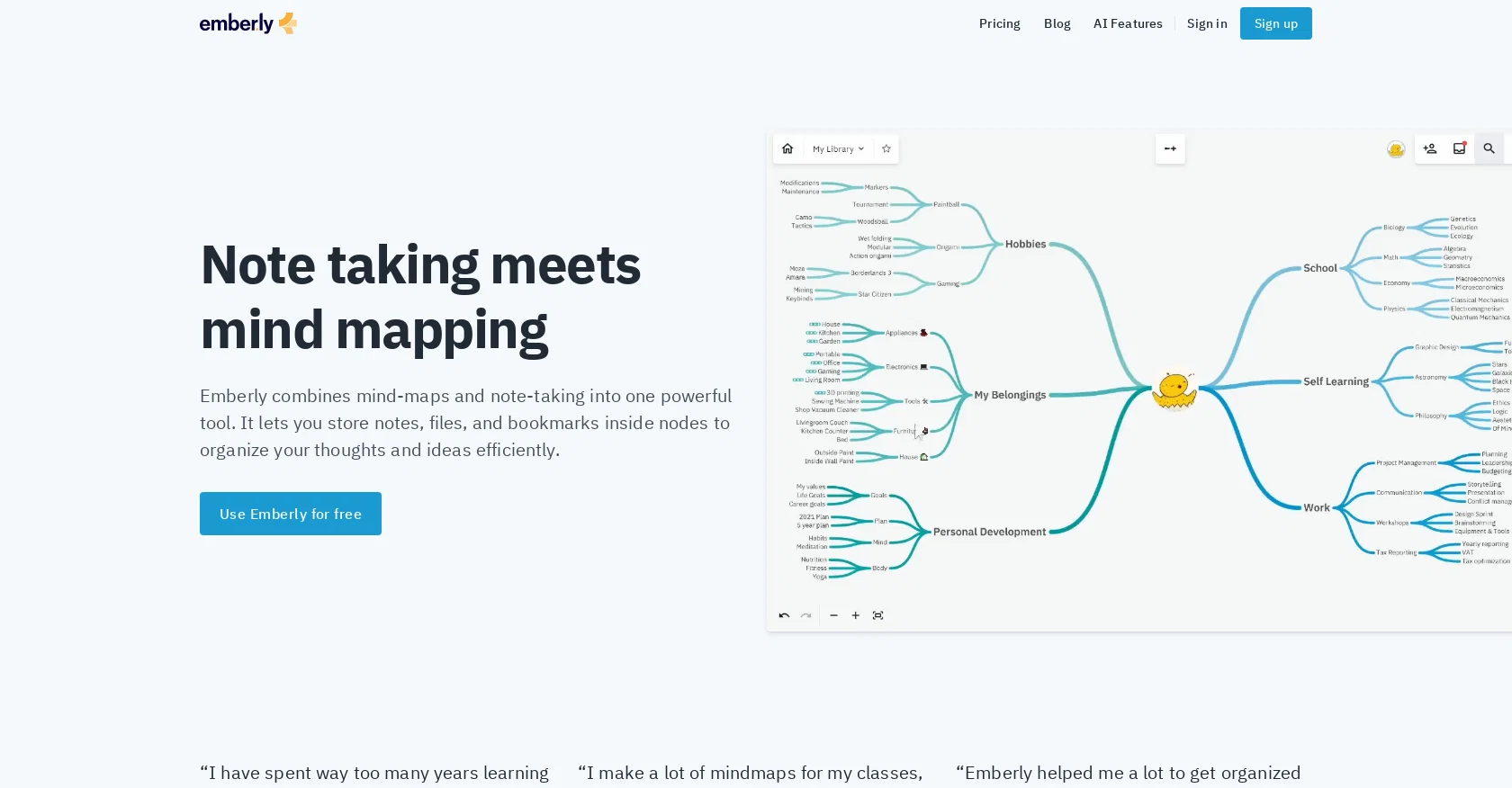 Emberly website