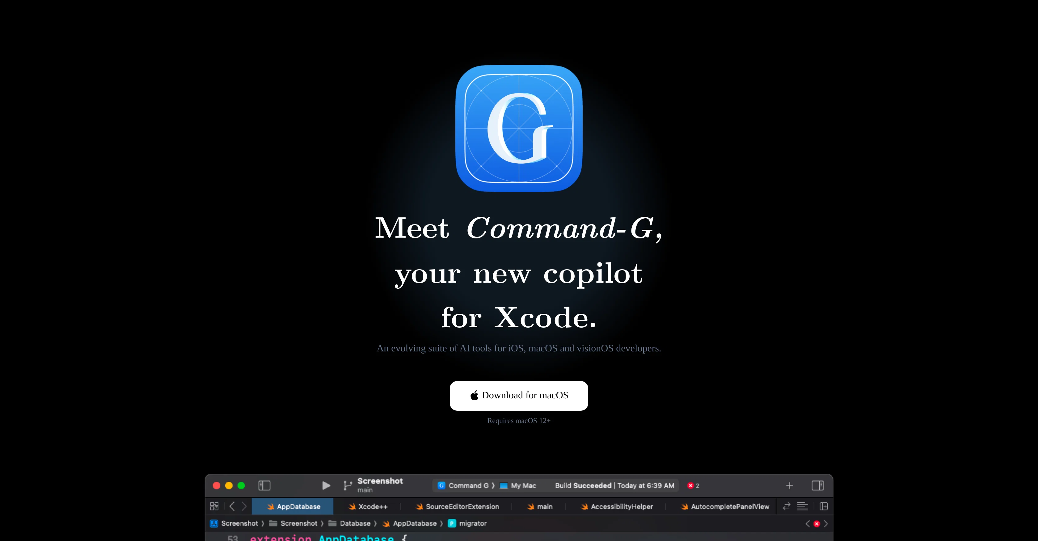 Command-G website