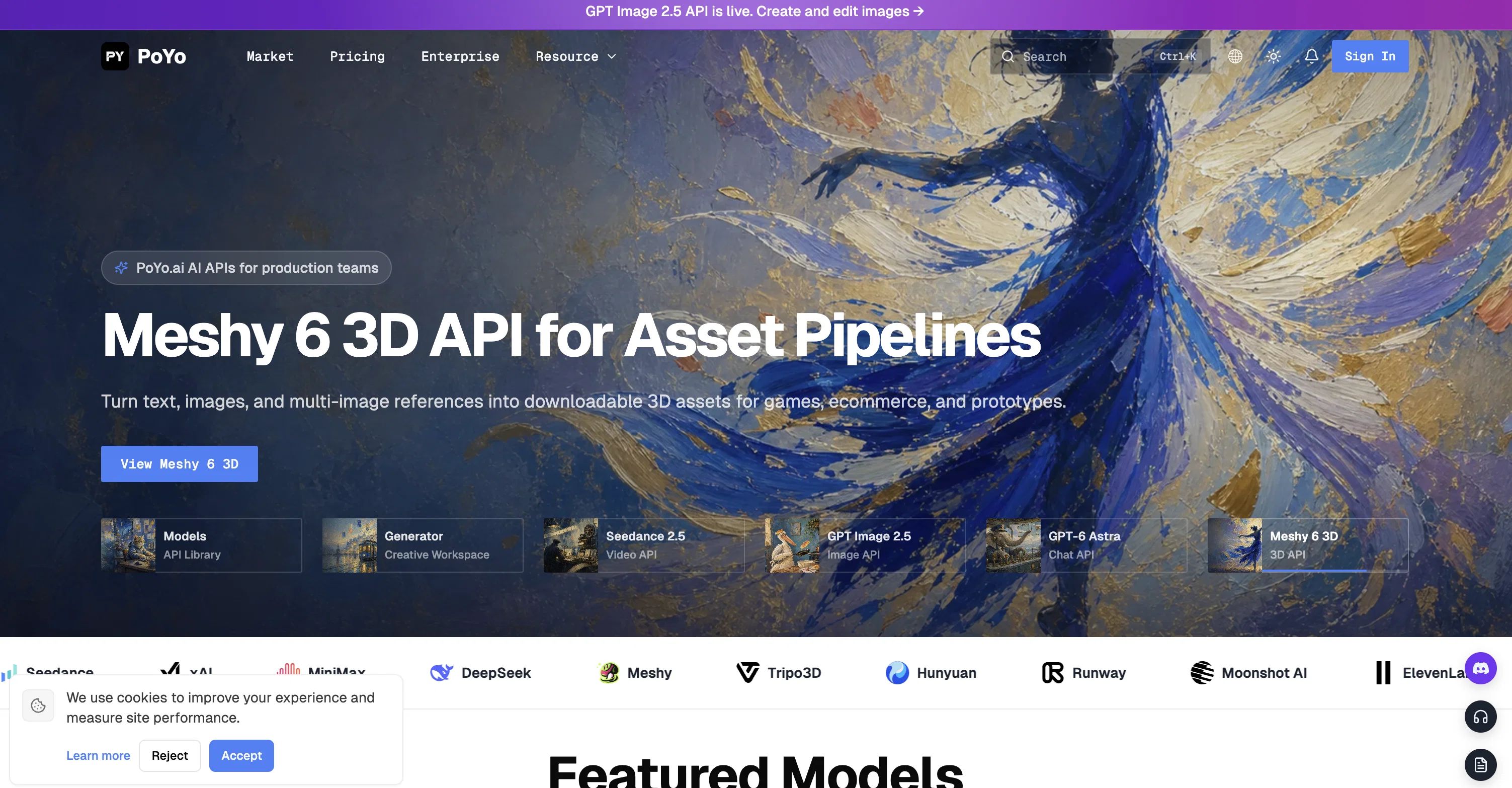 PoYo.AI website