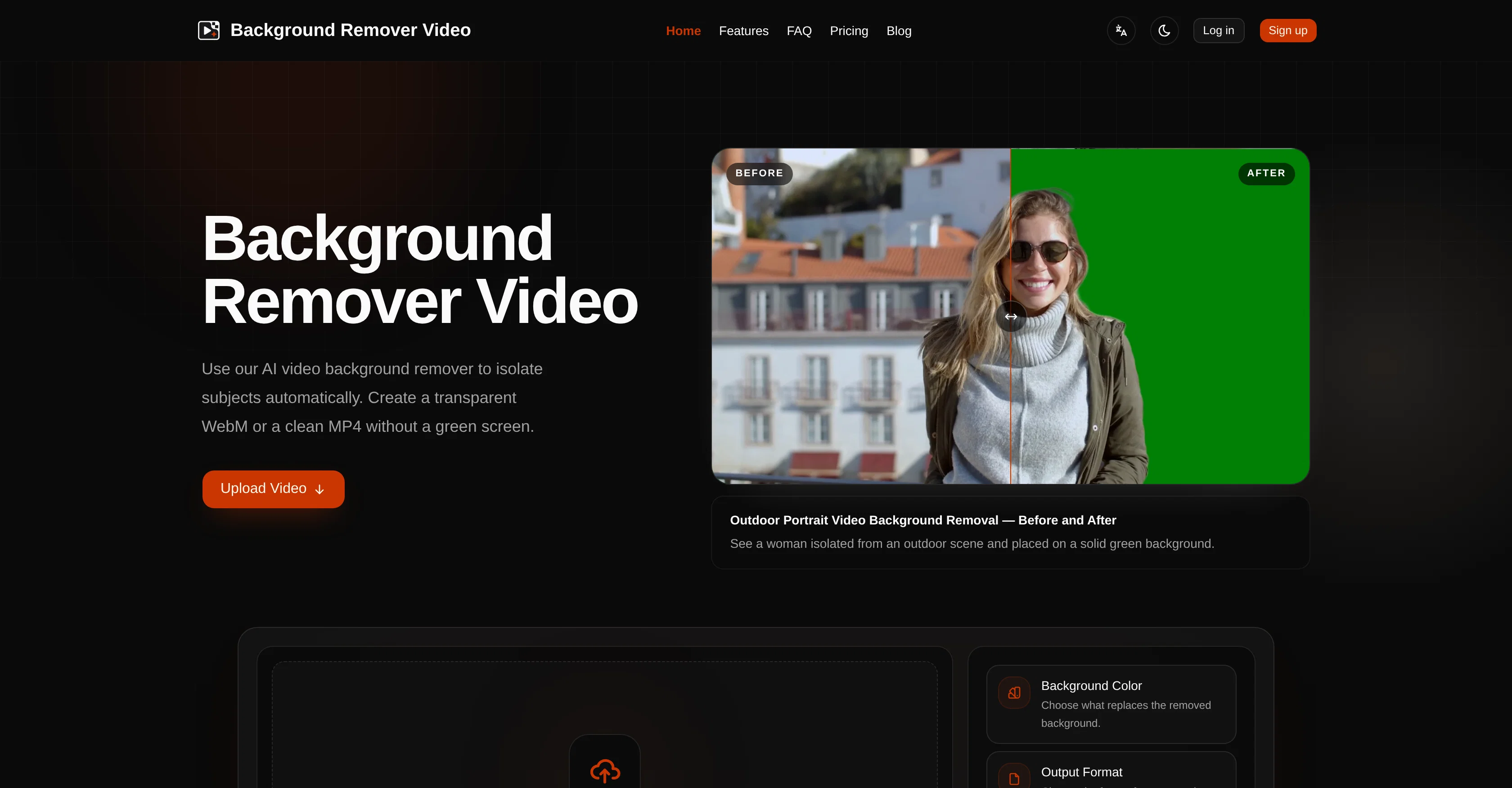 Background Remover Video website