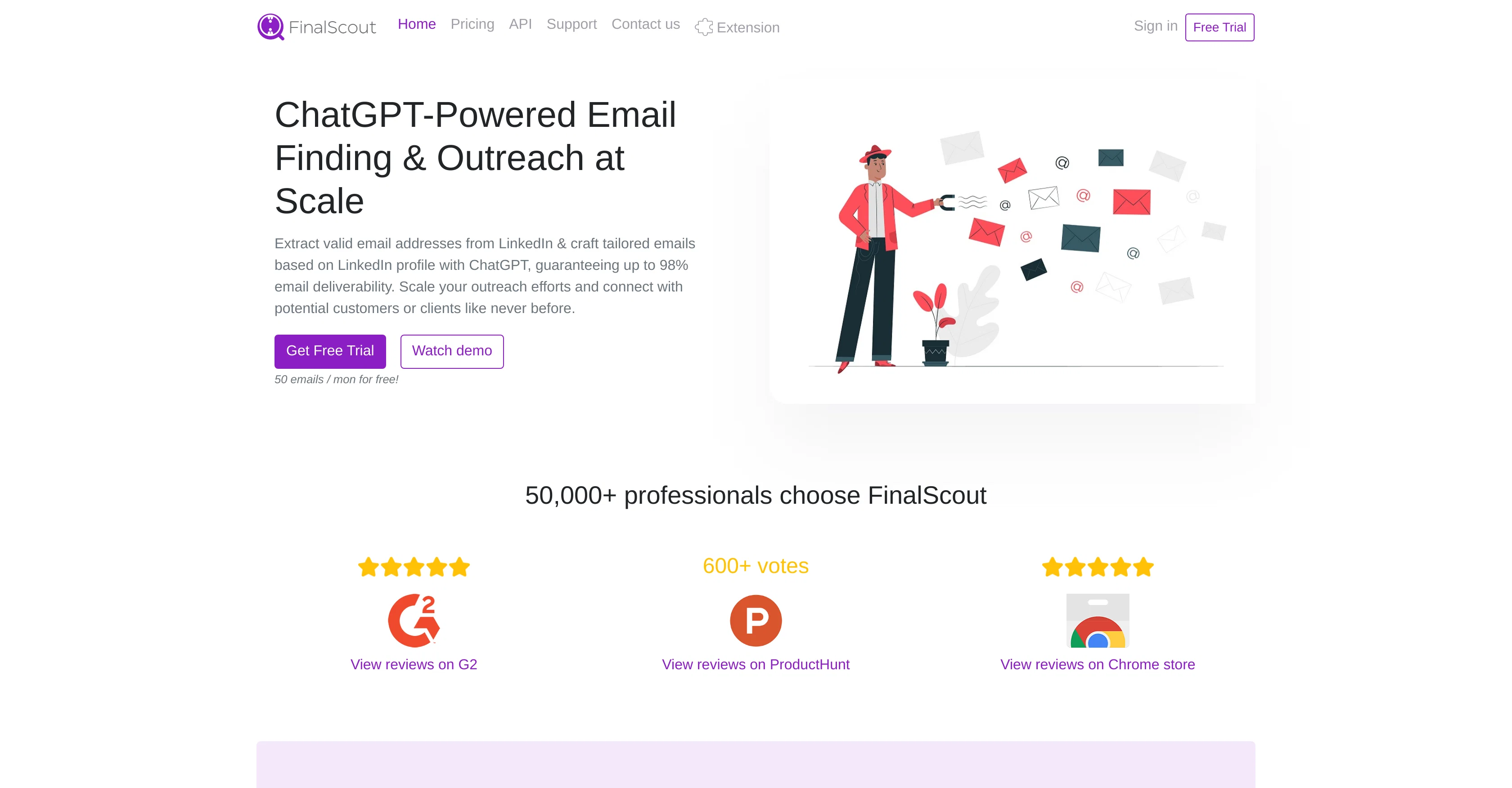 FinalScout website