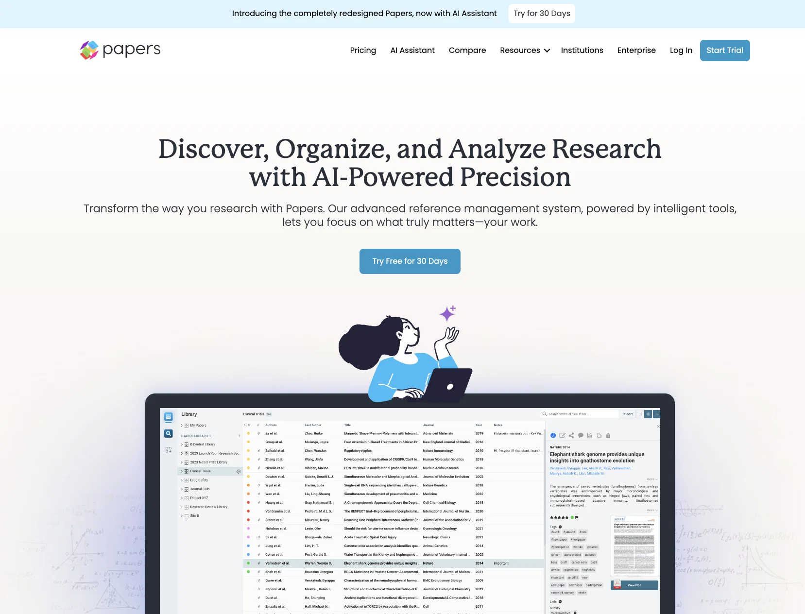 Papers website