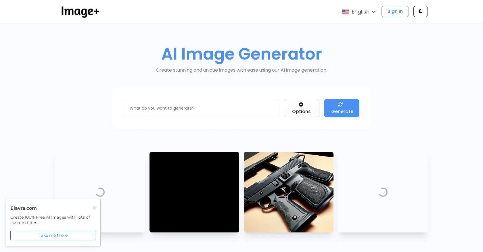 Image Plus website