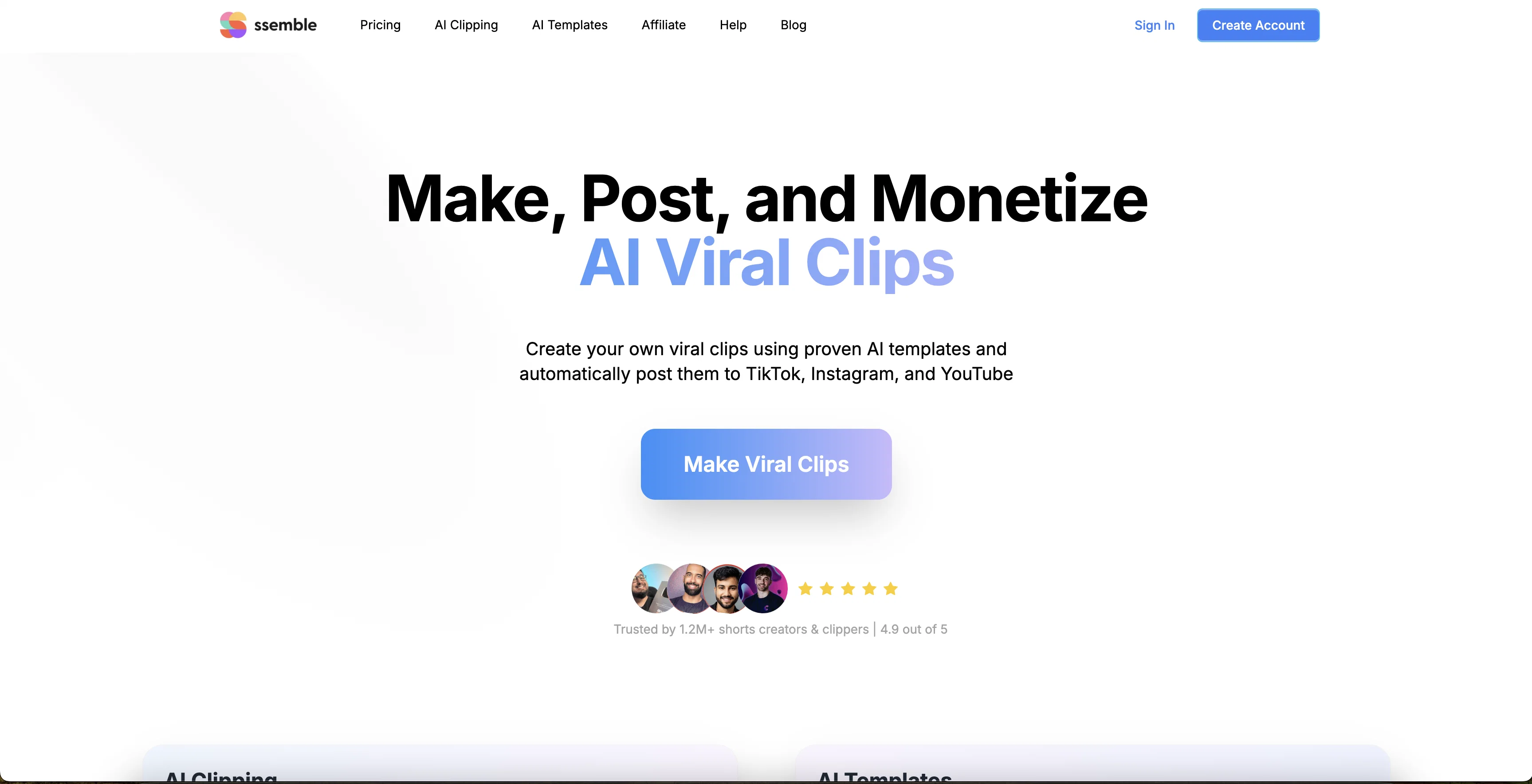 Ssemble website