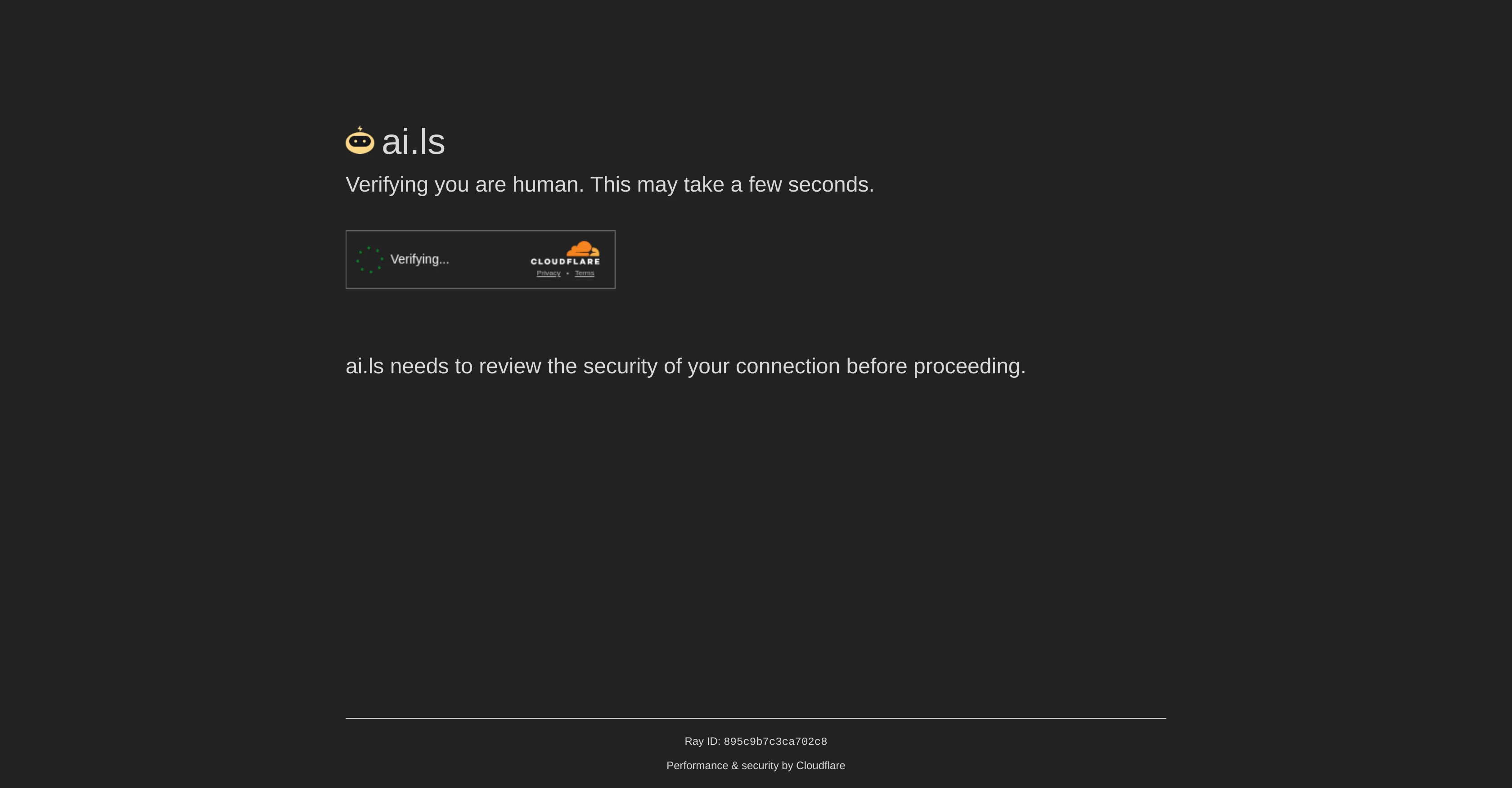 AI LS website