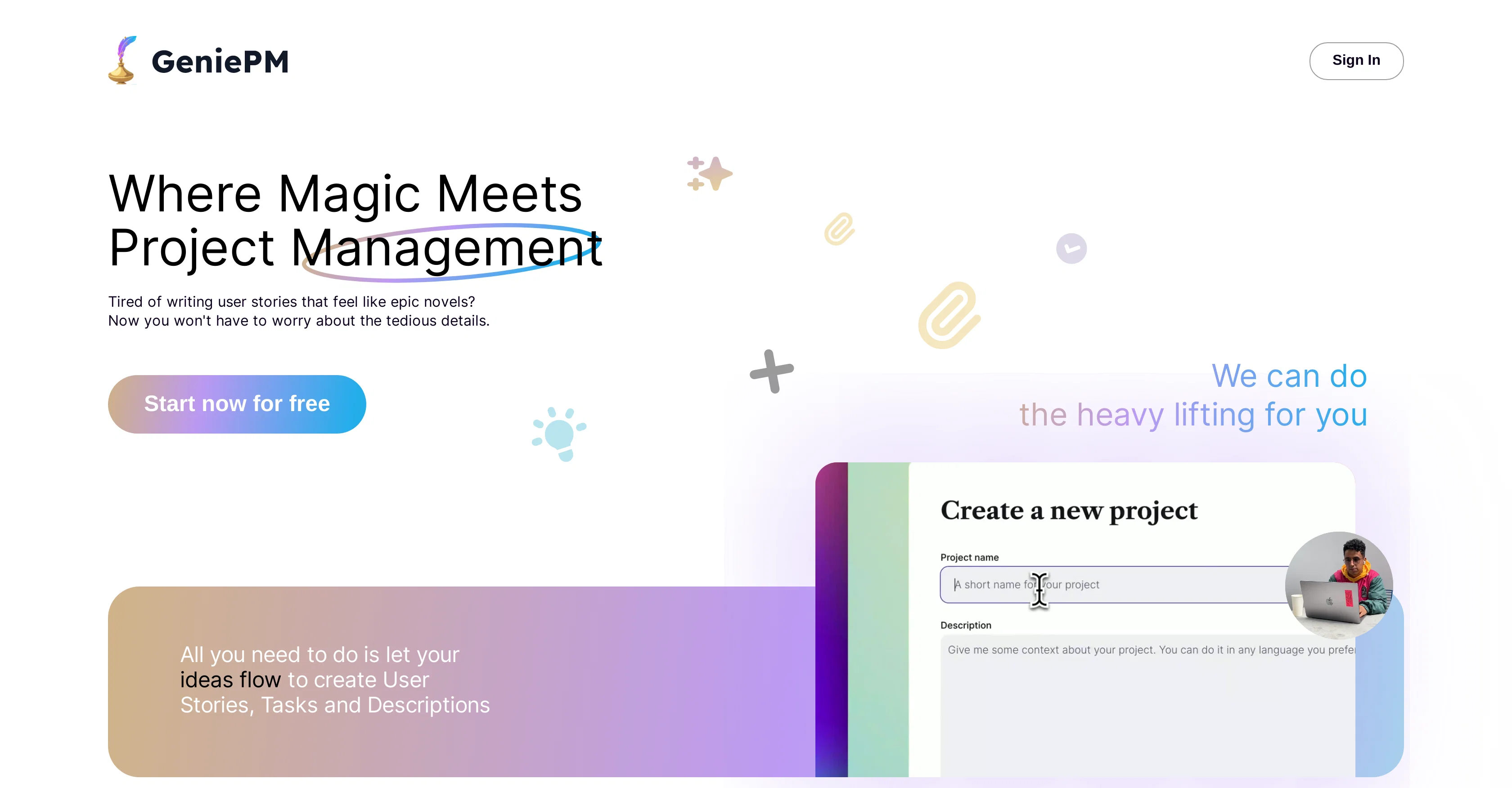 GeniePM website