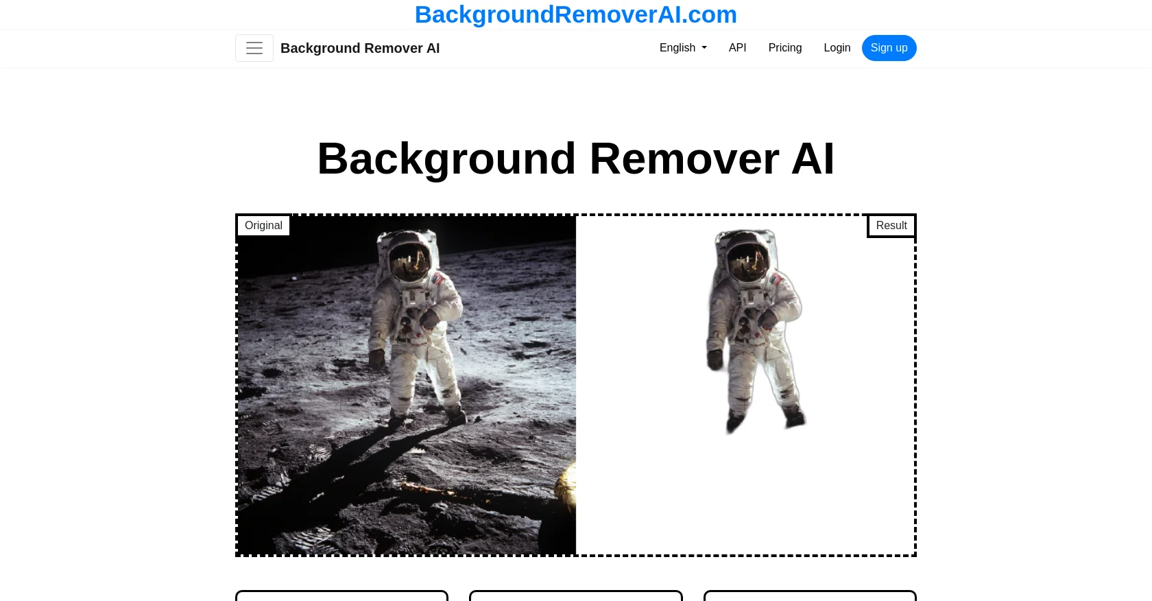 Backgroundremoverai website