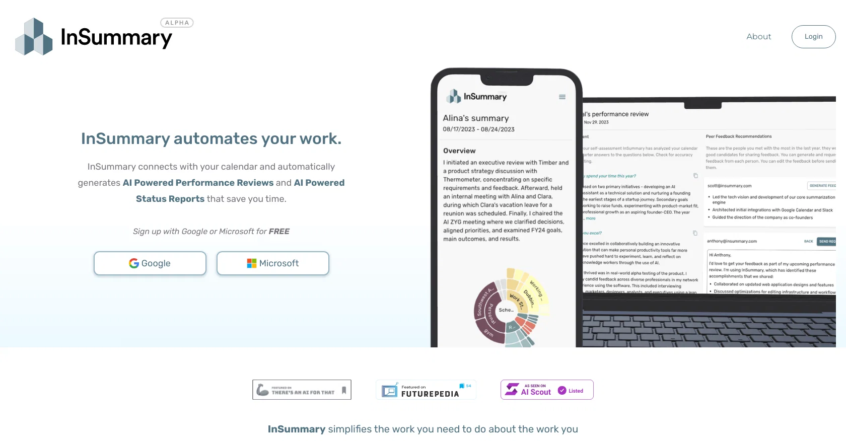 InSummary website
