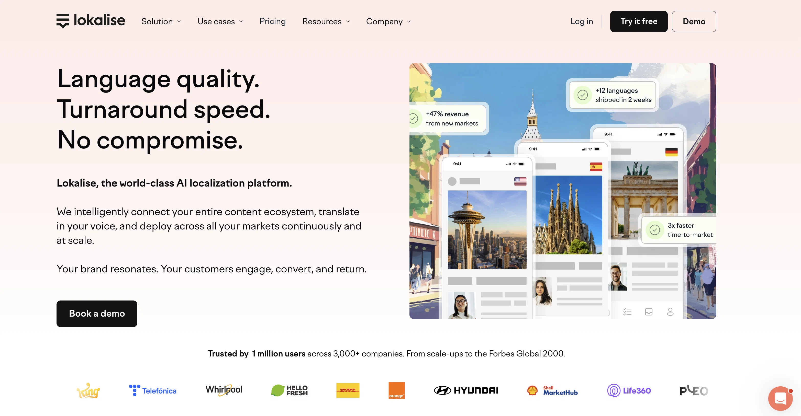 Lokalise website