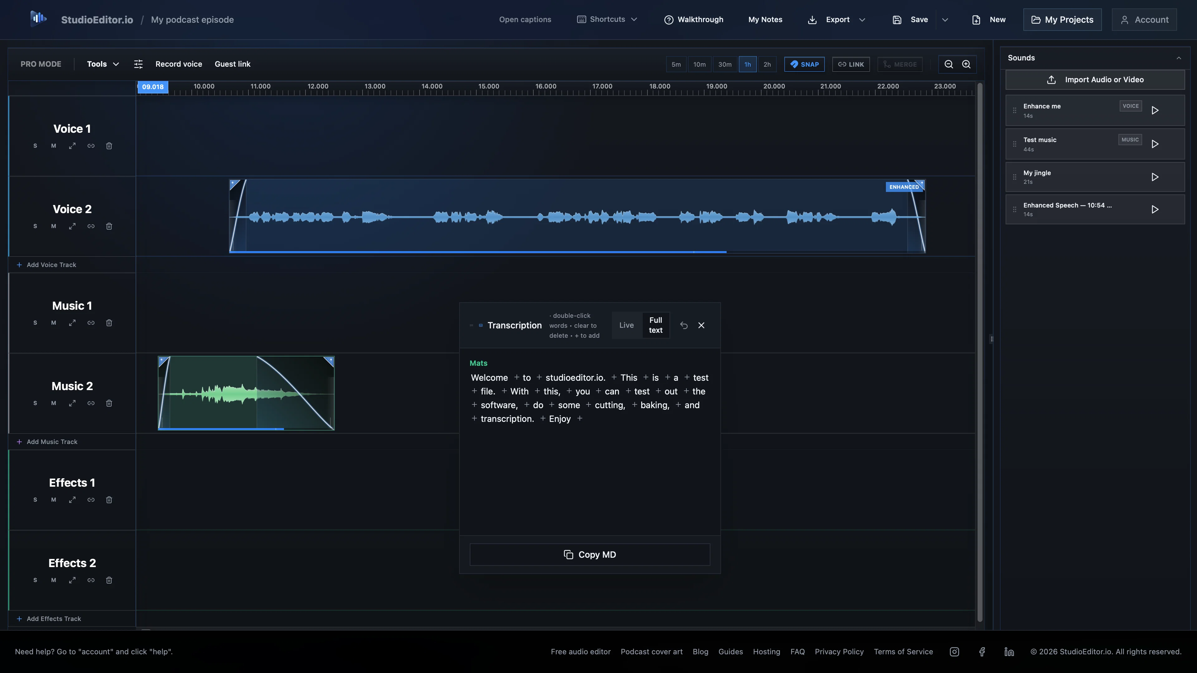 StudioEditor.io website