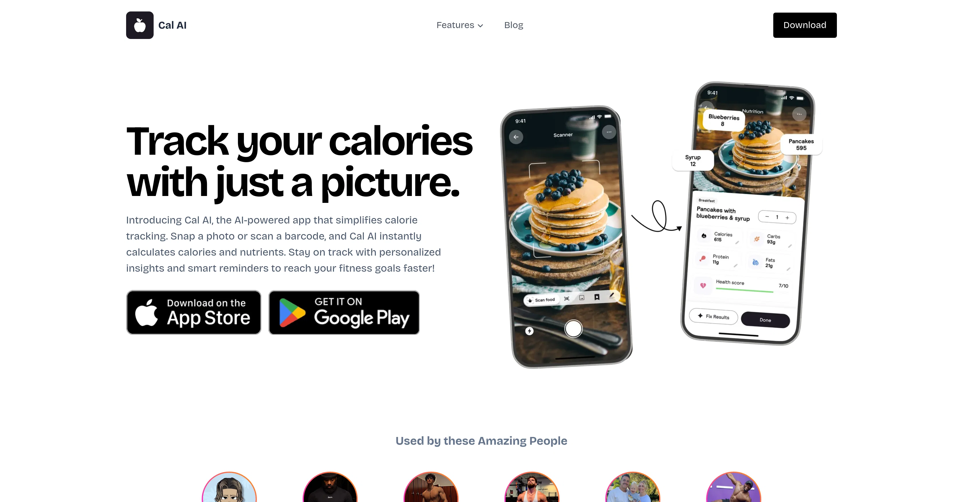Cal AI website