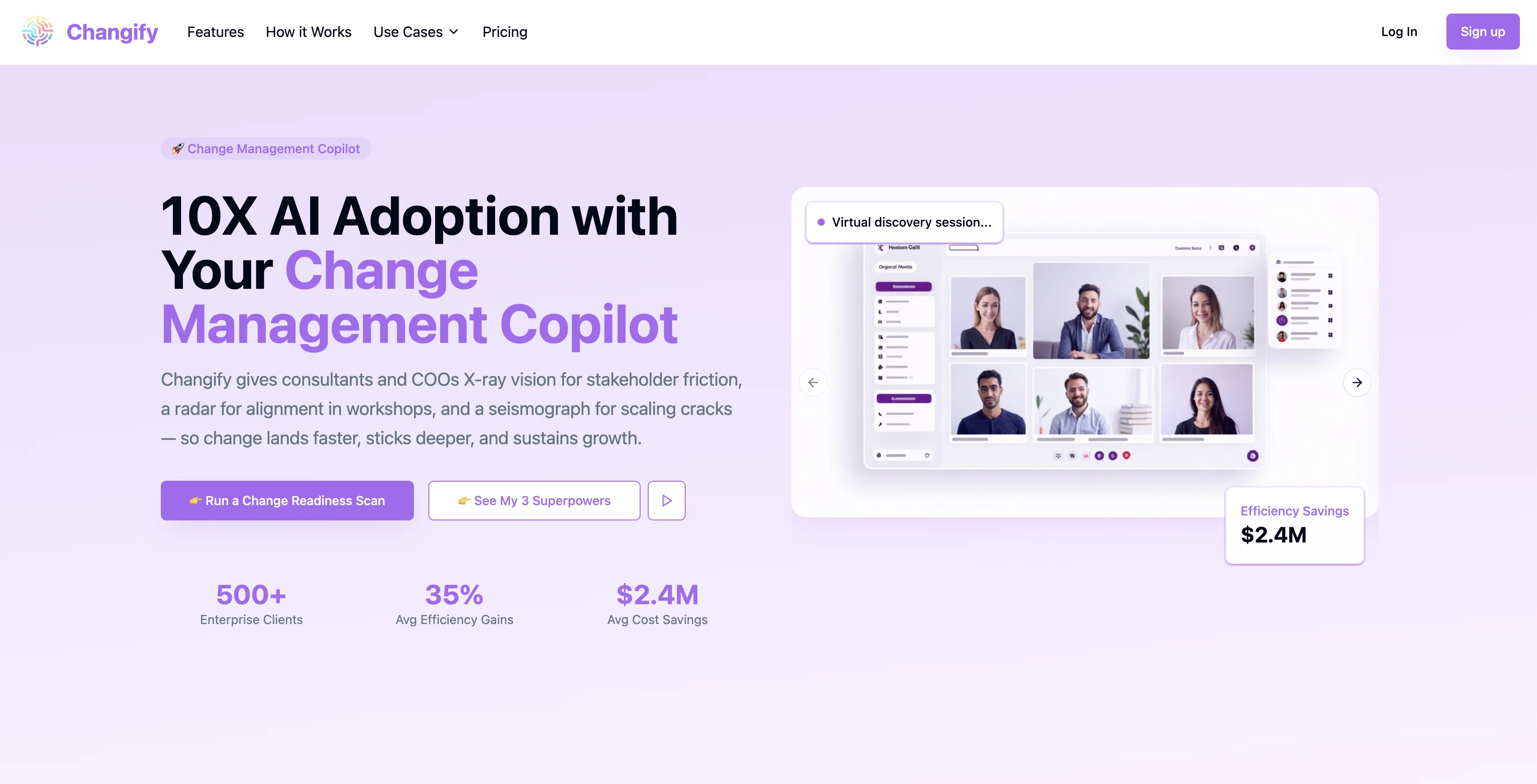 Changify website