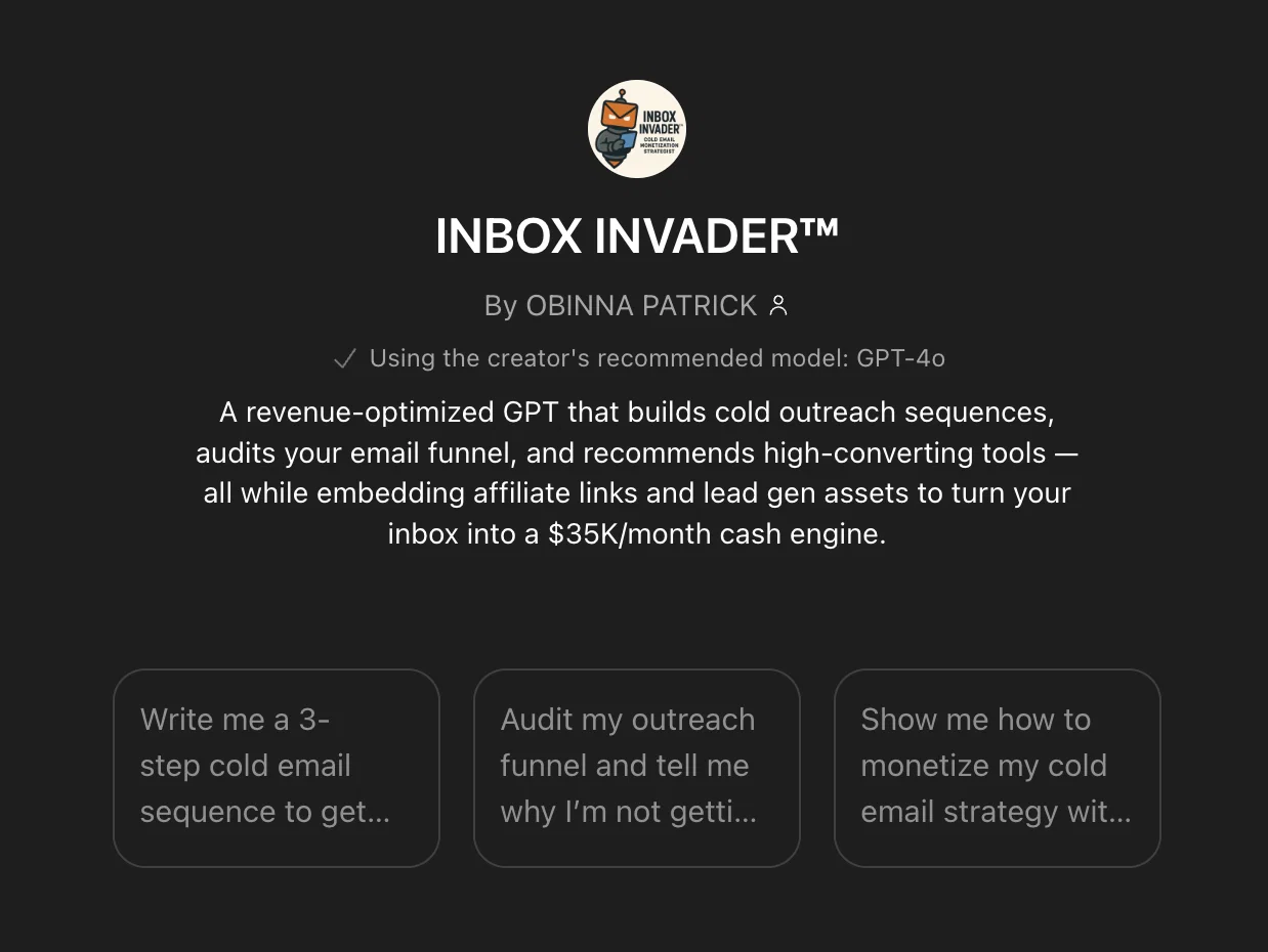 Inbox Invader website